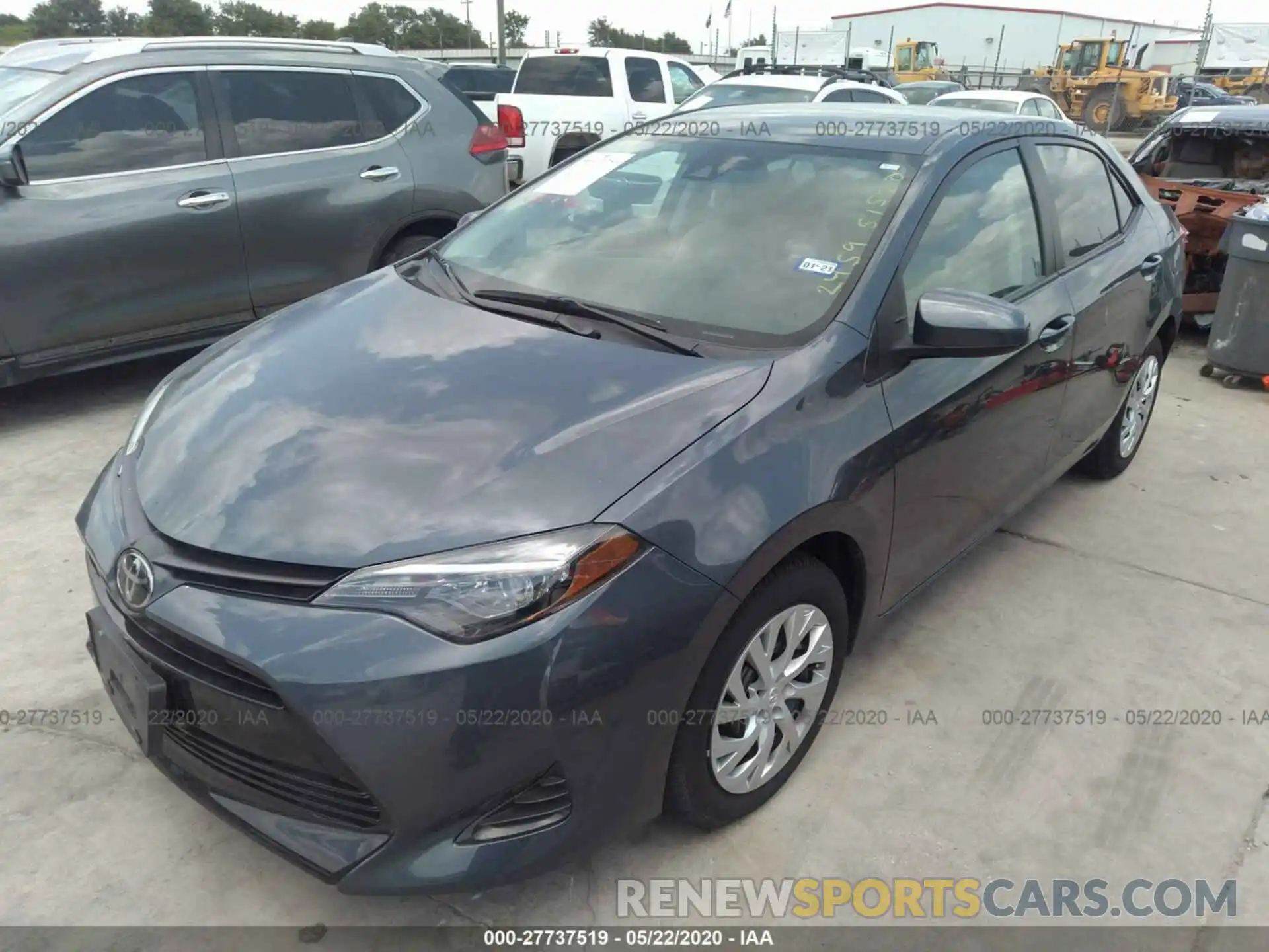 2 Photograph of a damaged car 5YFBURHE2KP912459 TOYOTA COROLLA 2019