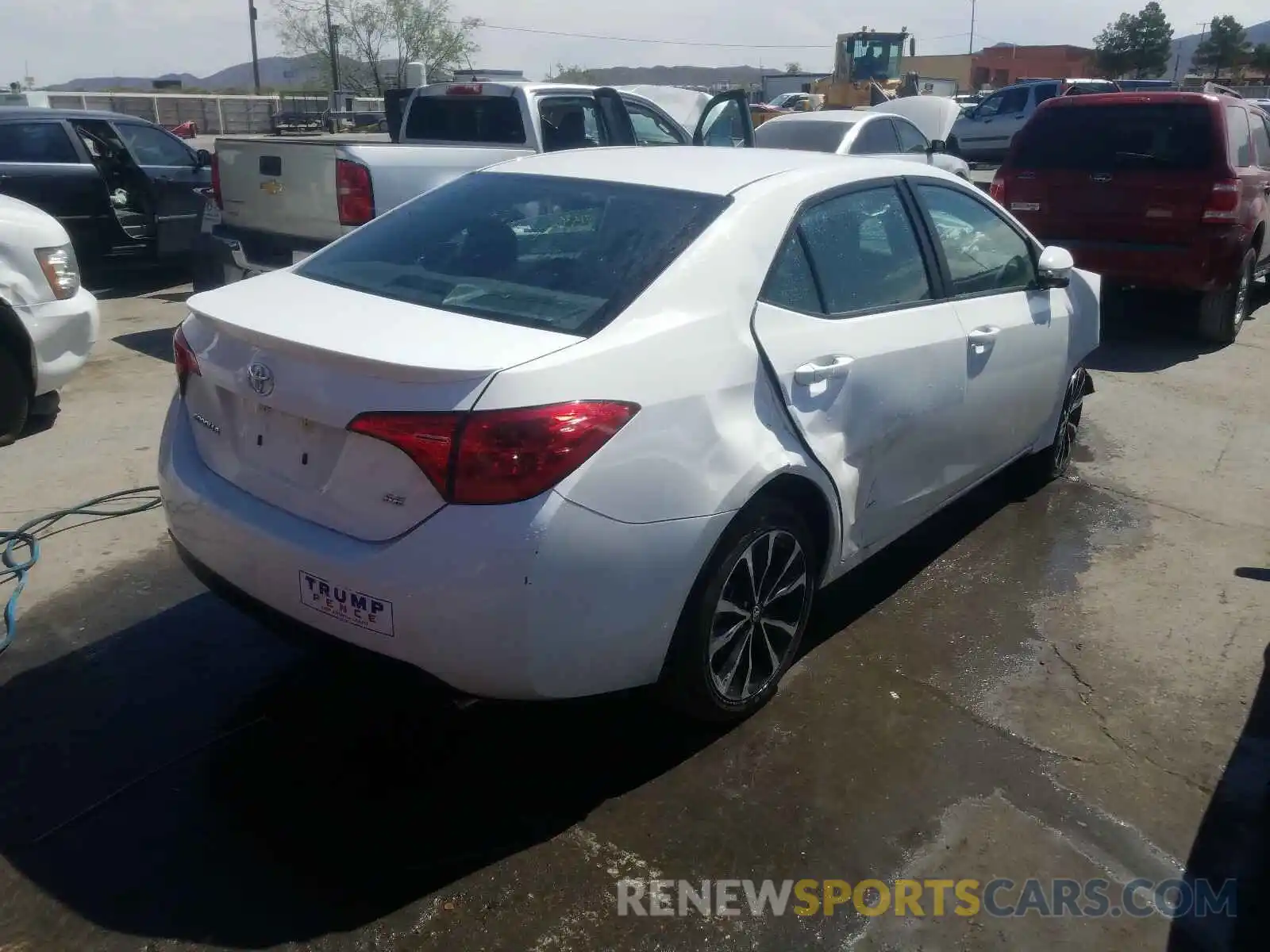 4 Photograph of a damaged car 5YFBURHE2KP912557 TOYOTA COROLLA 2019