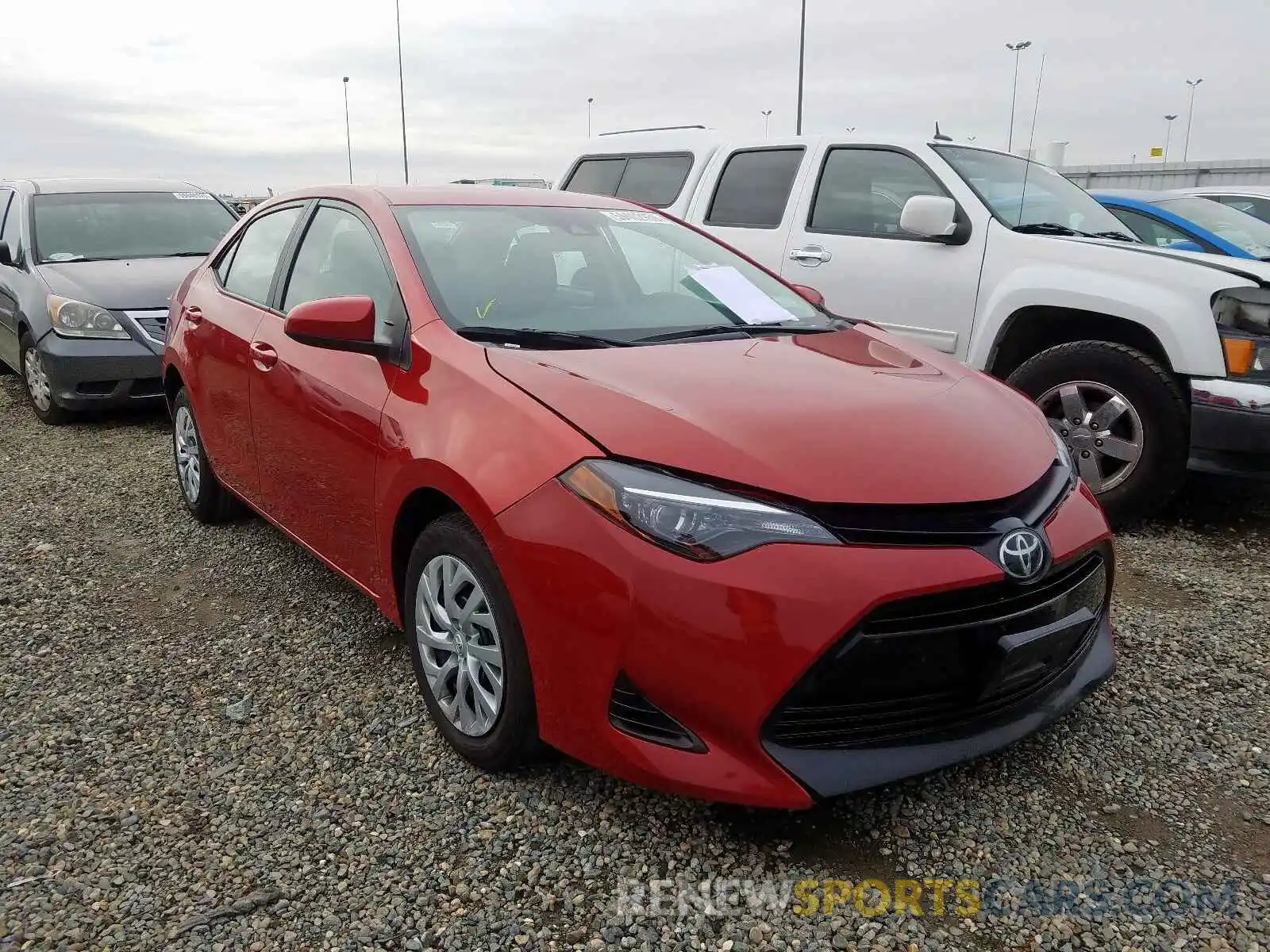 1 Photograph of a damaged car 5YFBURHE2KP912672 TOYOTA COROLLA 2019