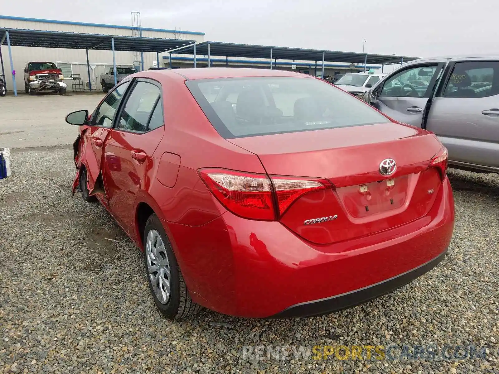 3 Photograph of a damaged car 5YFBURHE2KP912672 TOYOTA COROLLA 2019