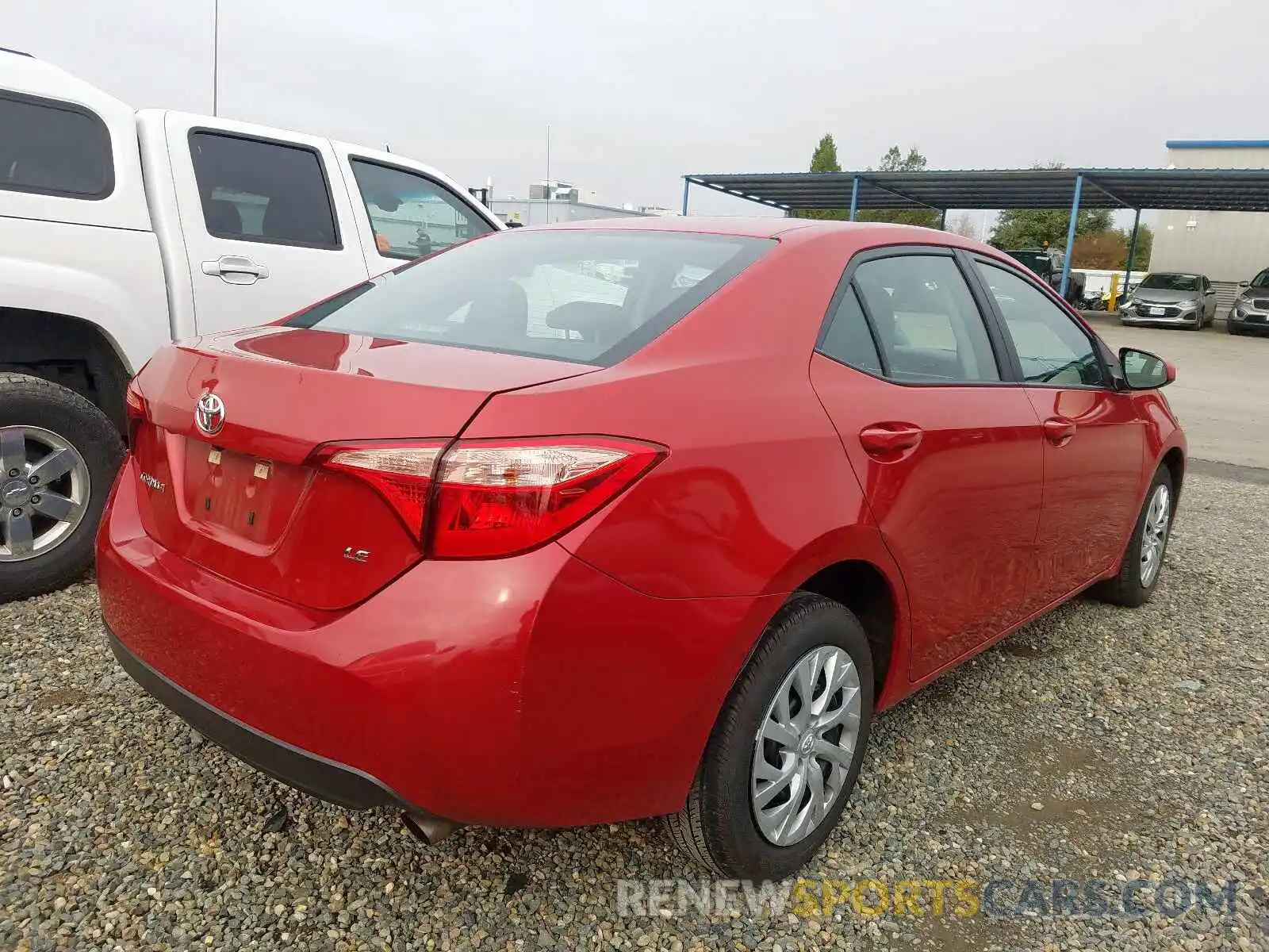 4 Photograph of a damaged car 5YFBURHE2KP912672 TOYOTA COROLLA 2019