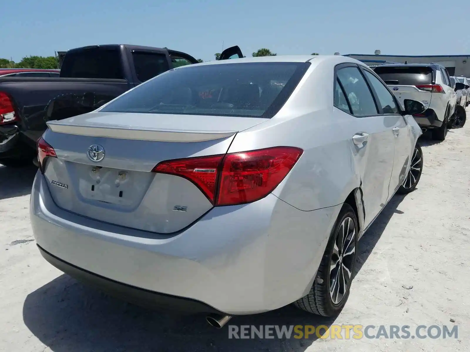 4 Photograph of a damaged car 5YFBURHE2KP912834 TOYOTA COROLLA 2019