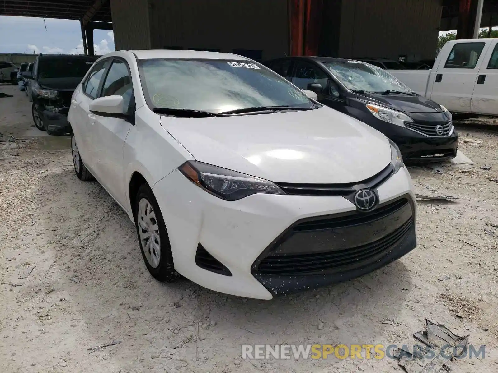 1 Photograph of a damaged car 5YFBURHE2KP912994 TOYOTA COROLLA 2019