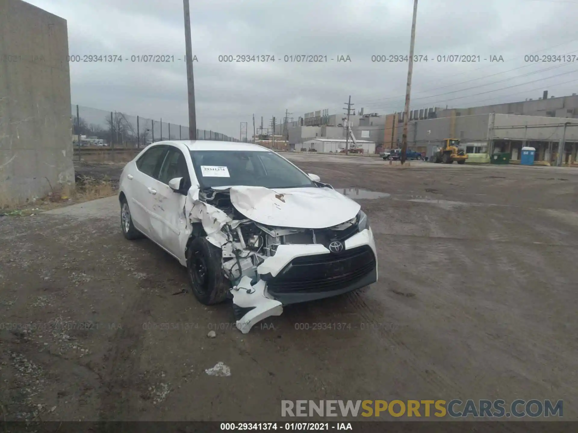 1 Photograph of a damaged car 5YFBURHE2KP913224 TOYOTA COROLLA 2019