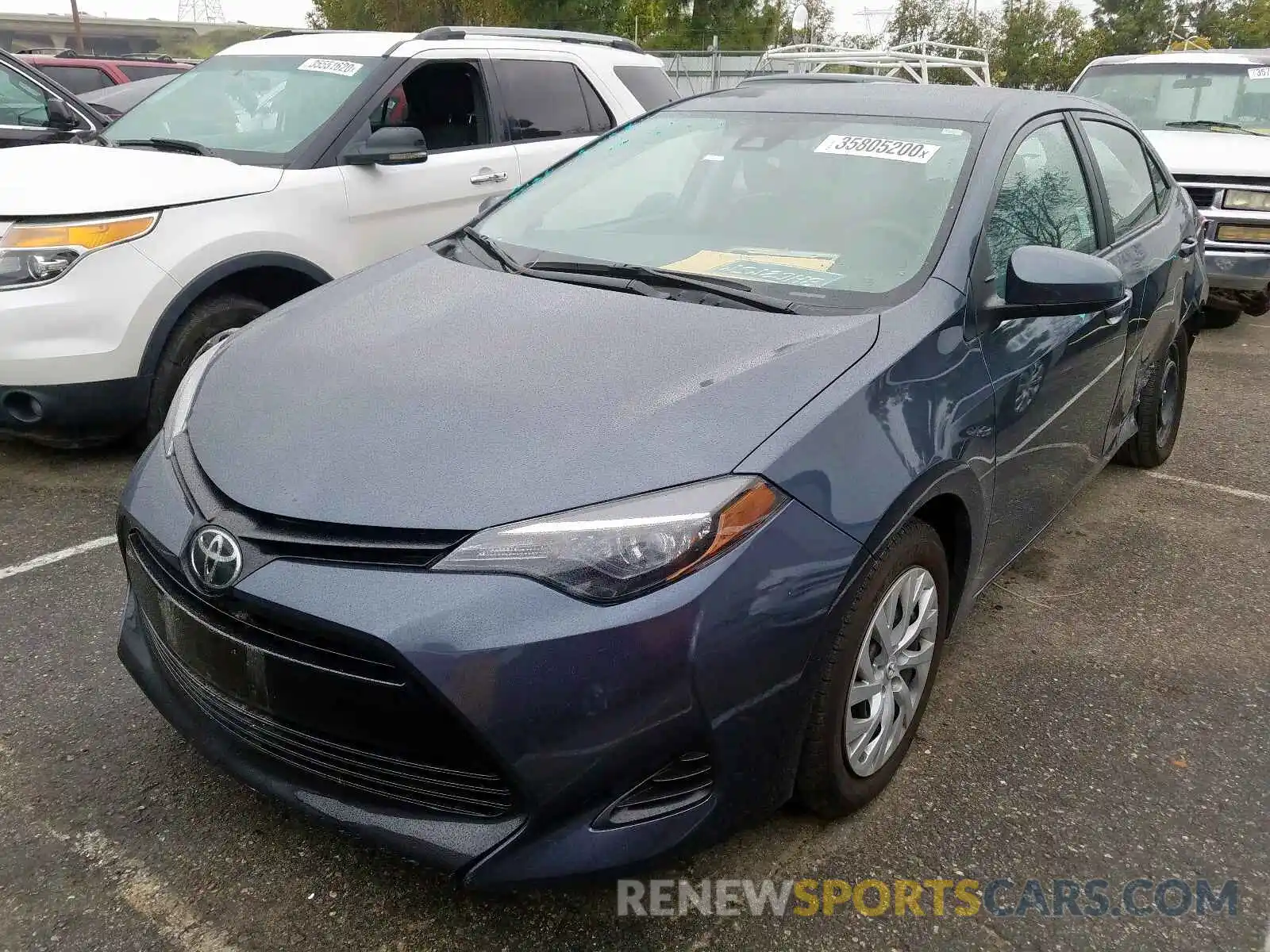 2 Photograph of a damaged car 5YFBURHE2KP913370 TOYOTA COROLLA 2019