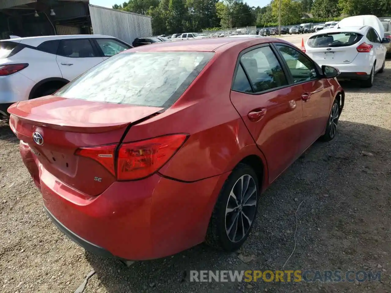 4 Photograph of a damaged car 5YFBURHE2KP913790 TOYOTA COROLLA 2019