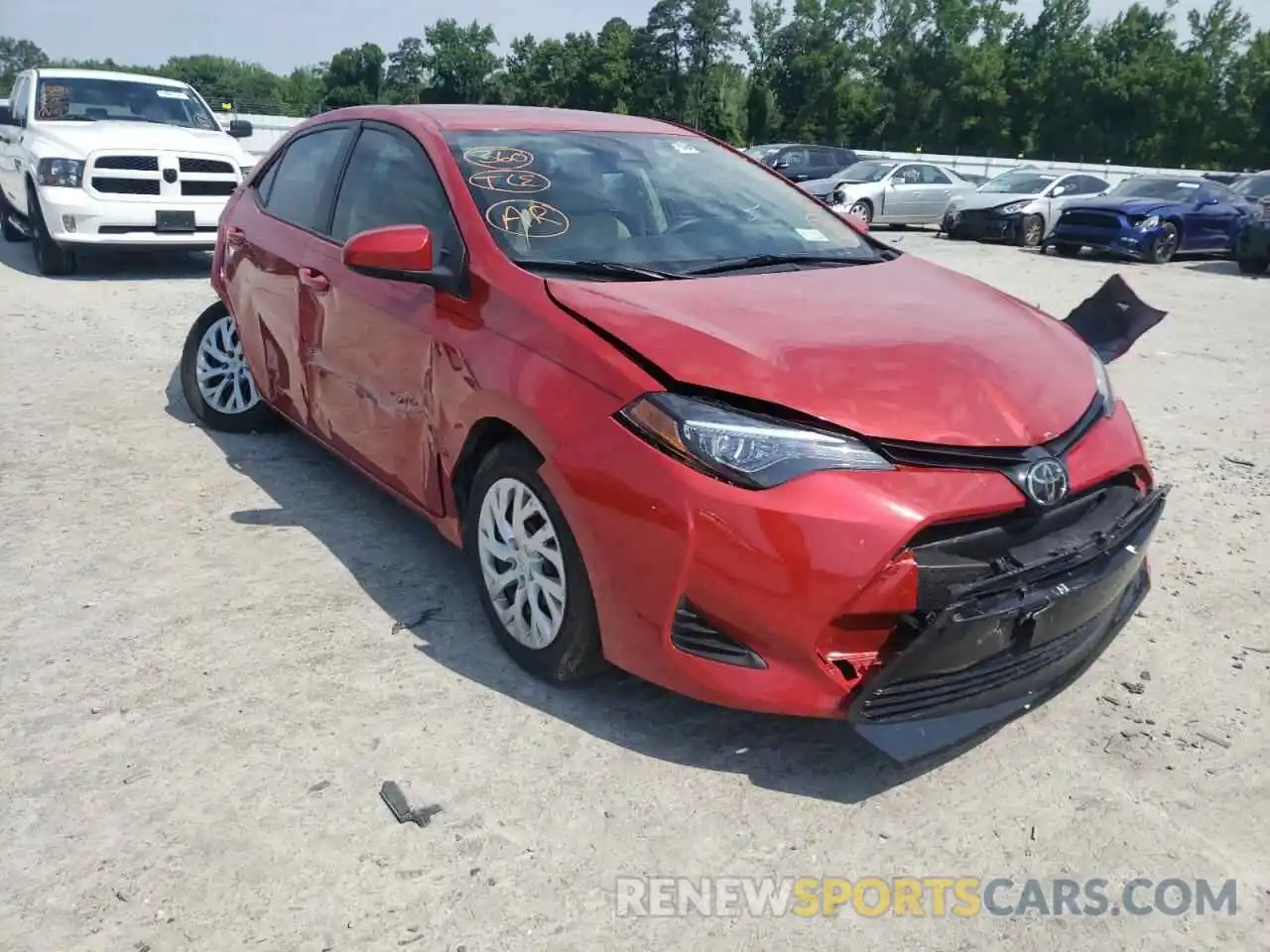 9 Photograph of a damaged car 5YFBURHE2KP913949 TOYOTA COROLLA 2019