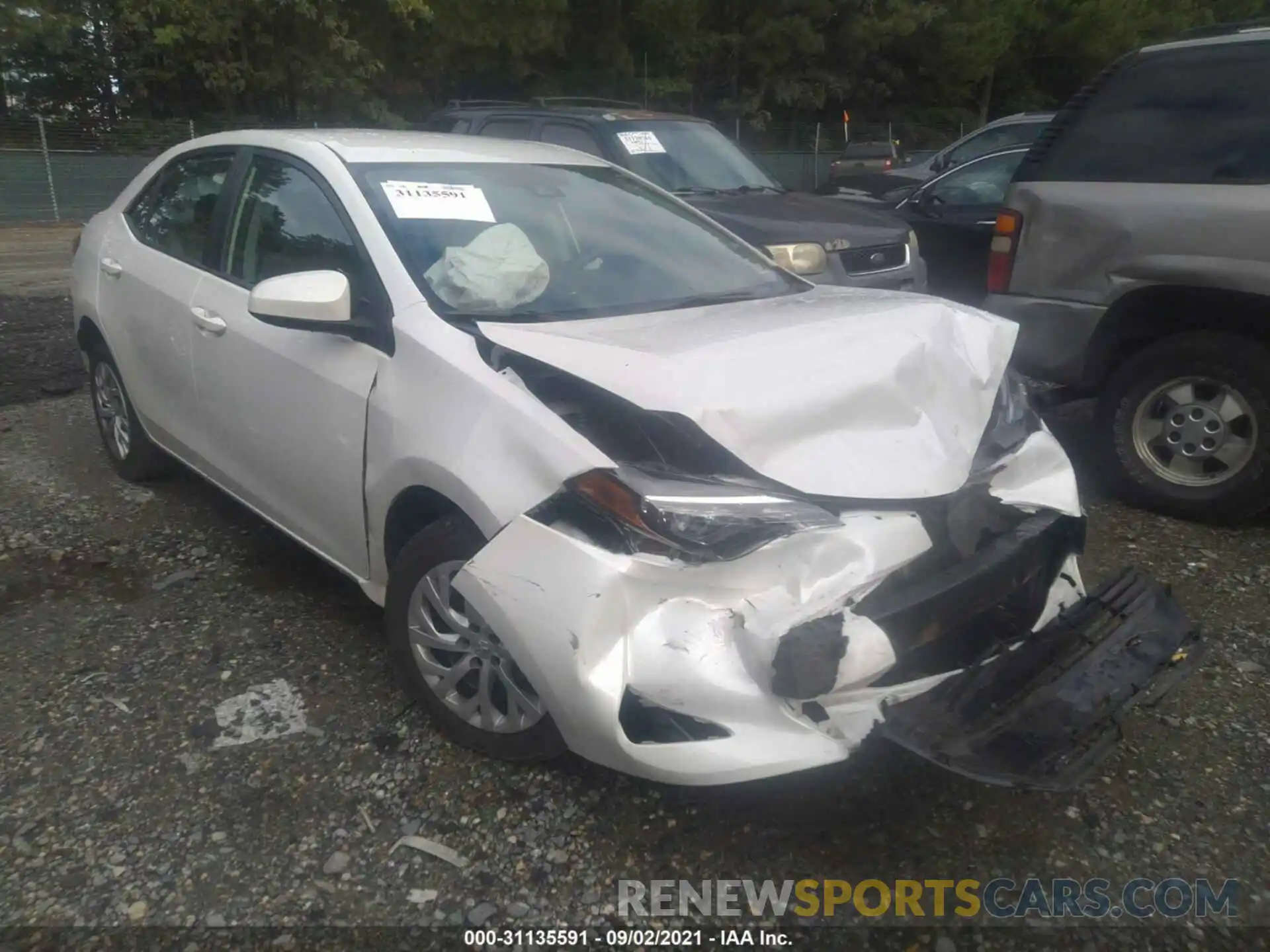 1 Photograph of a damaged car 5YFBURHE2KP914096 TOYOTA COROLLA 2019