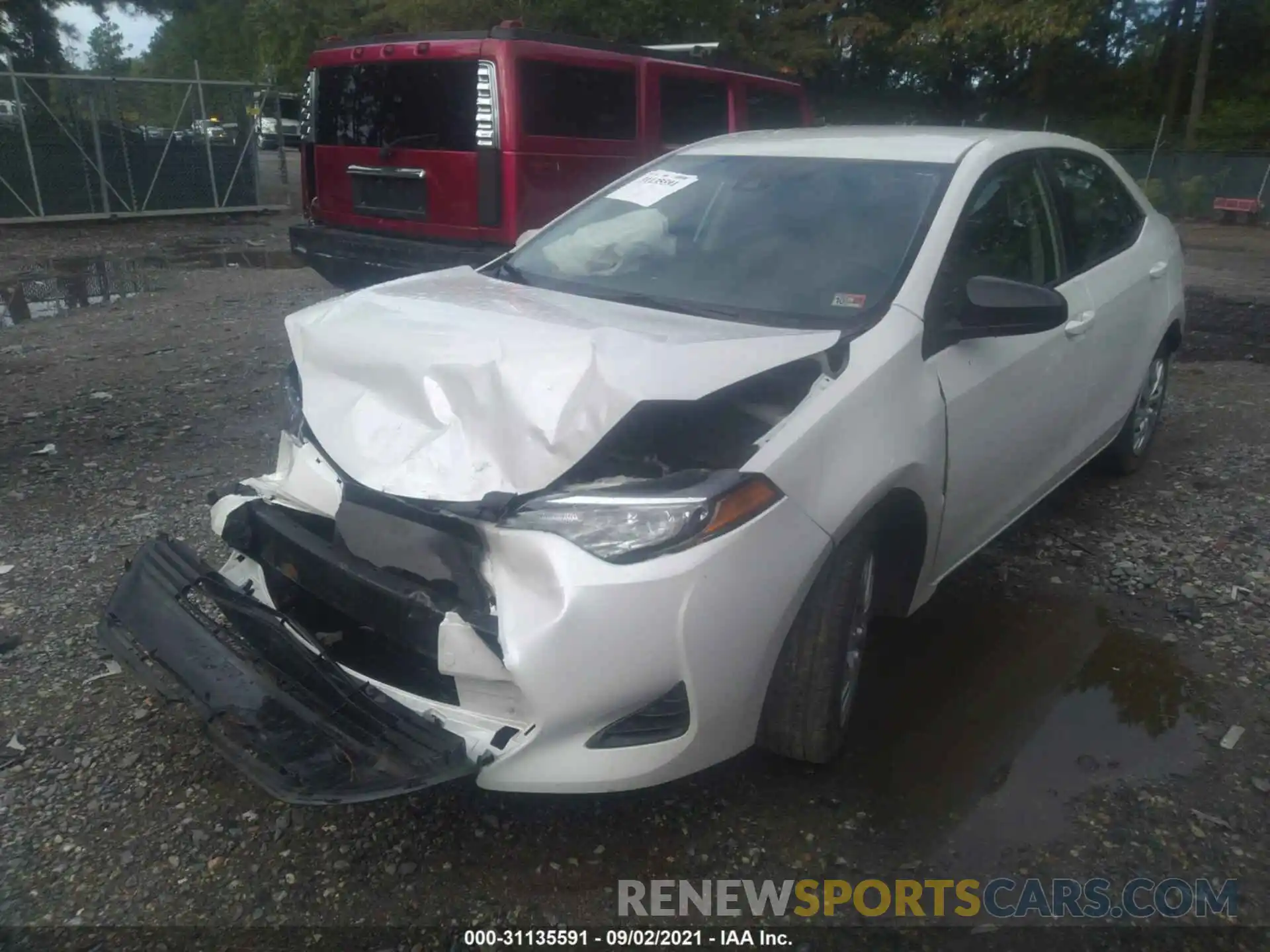 2 Photograph of a damaged car 5YFBURHE2KP914096 TOYOTA COROLLA 2019