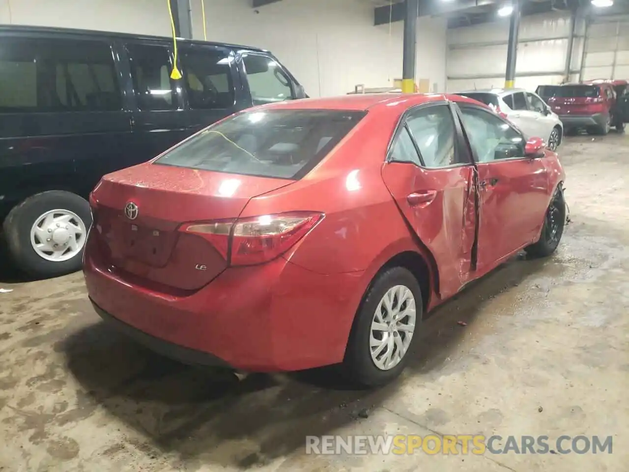 4 Photograph of a damaged car 5YFBURHE2KP914485 TOYOTA COROLLA 2019