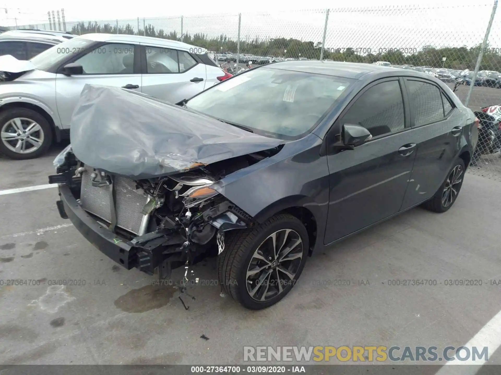 2 Photograph of a damaged car 5YFBURHE2KP914924 TOYOTA COROLLA 2019