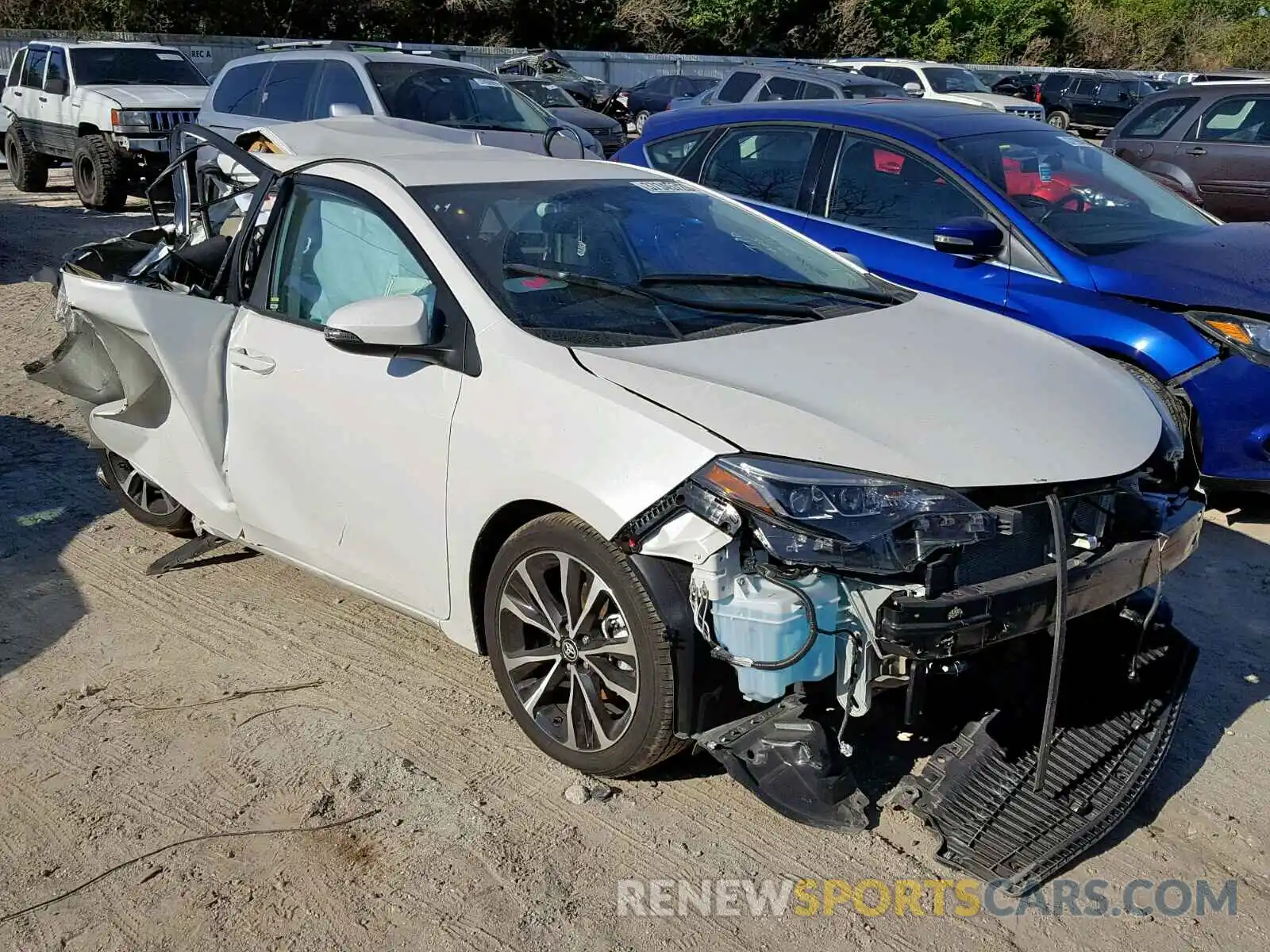 1 Photograph of a damaged car 5YFBURHE2KP915099 TOYOTA COROLLA 2019