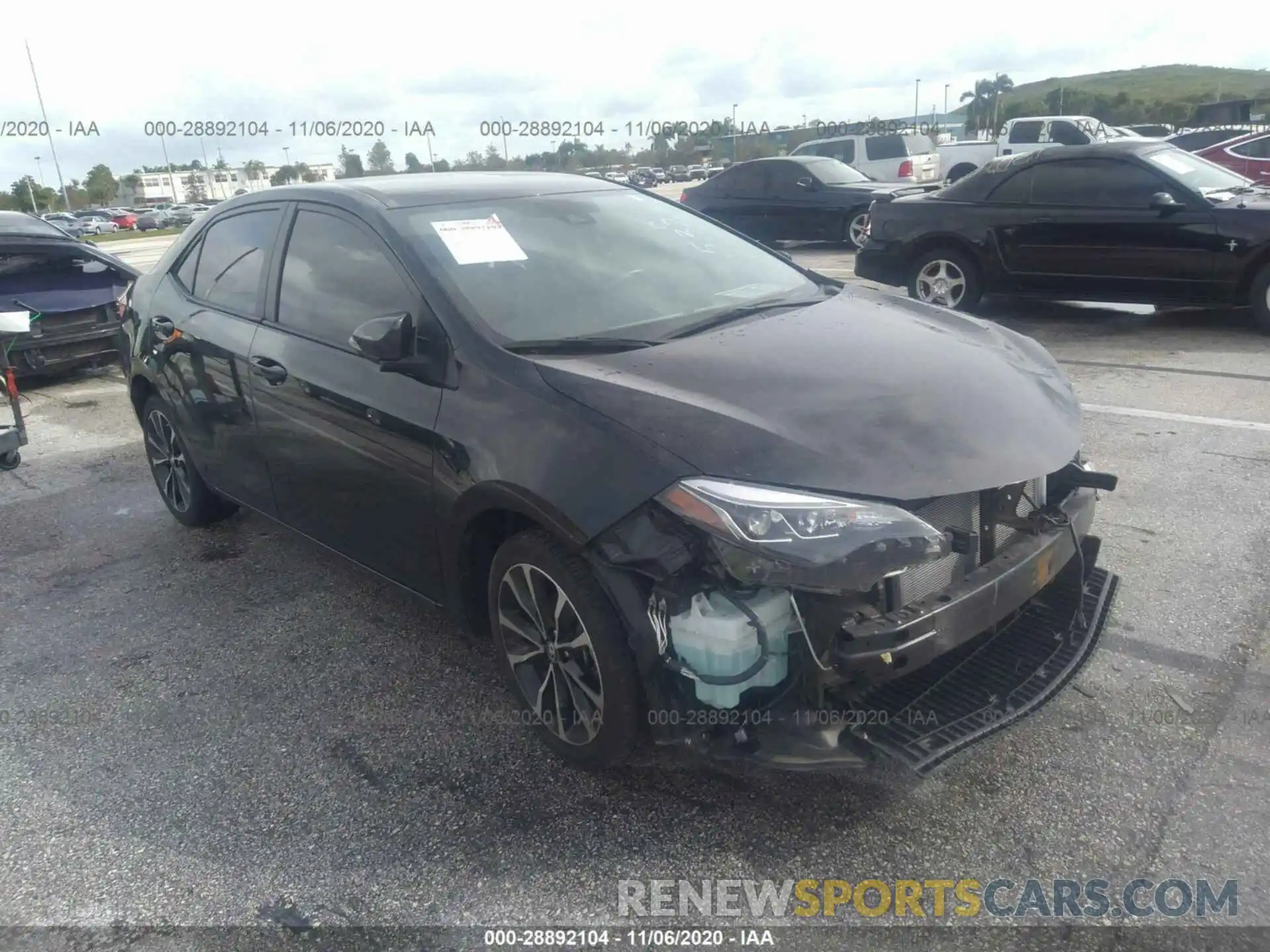 1 Photograph of a damaged car 5YFBURHE2KP915328 TOYOTA COROLLA 2019