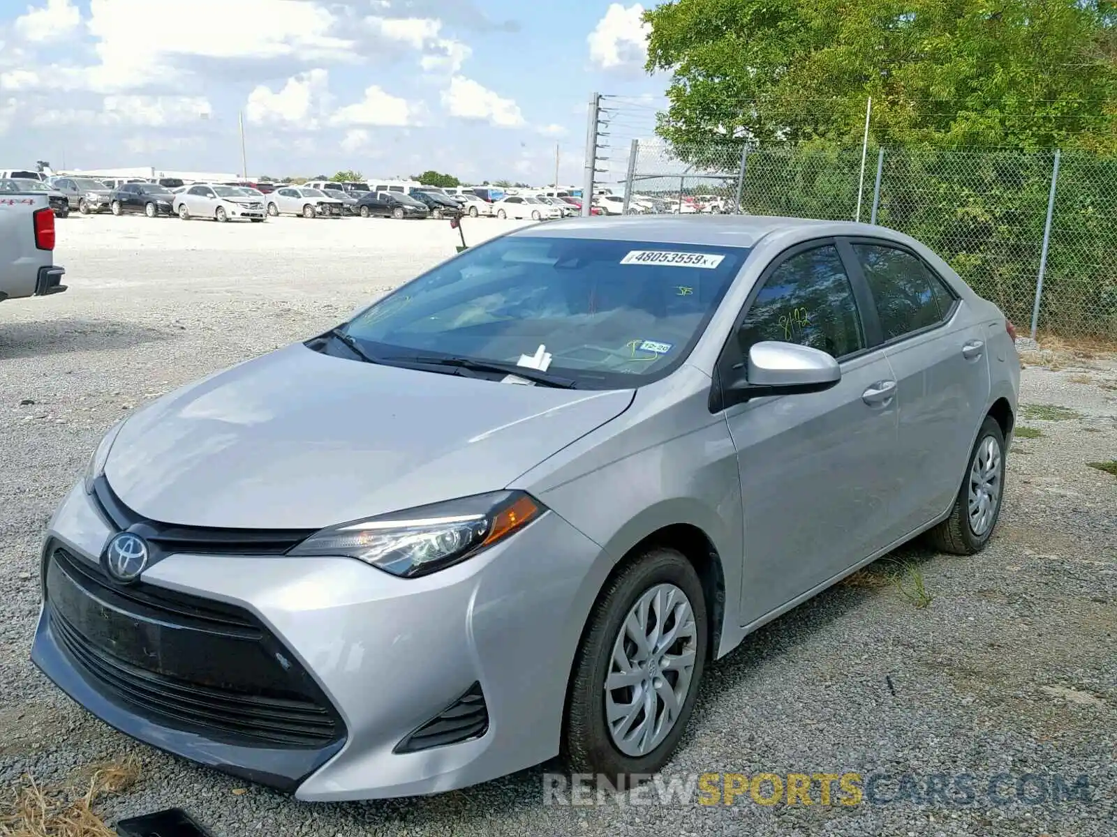 2 Photograph of a damaged car 5YFBURHE2KP915443 TOYOTA COROLLA 2019