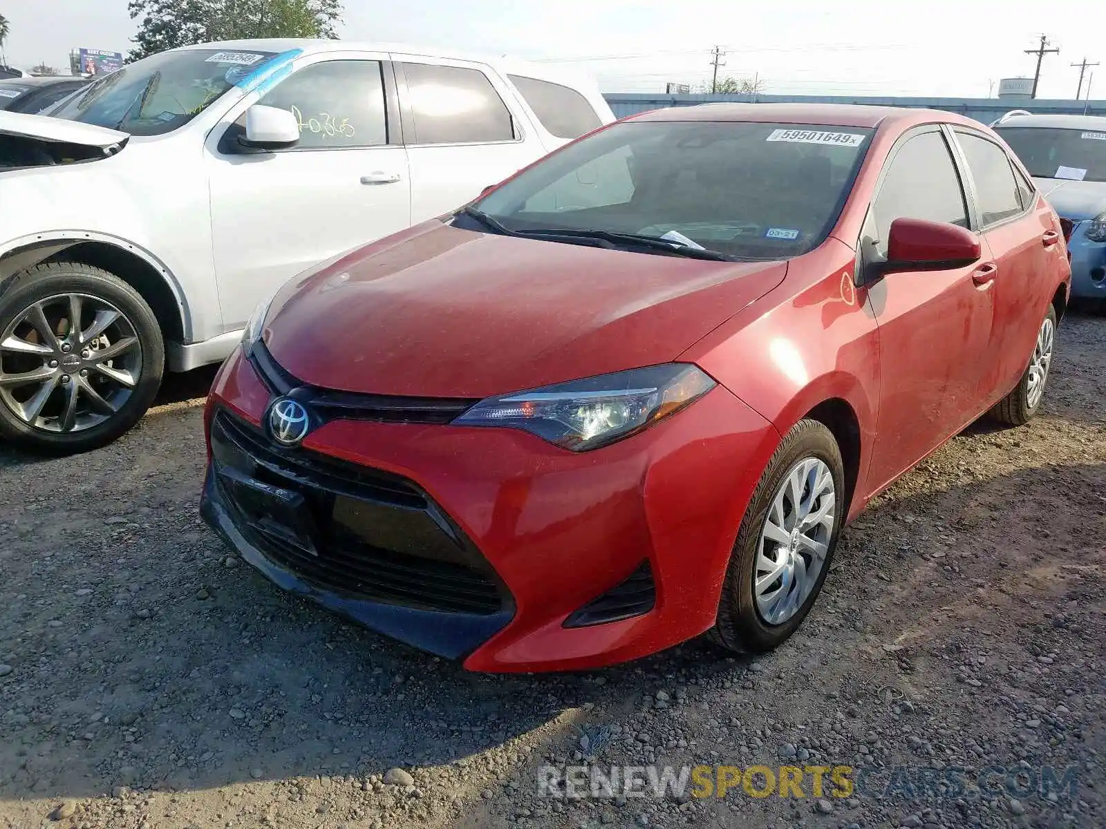 2 Photograph of a damaged car 5YFBURHE2KP915992 TOYOTA COROLLA 2019