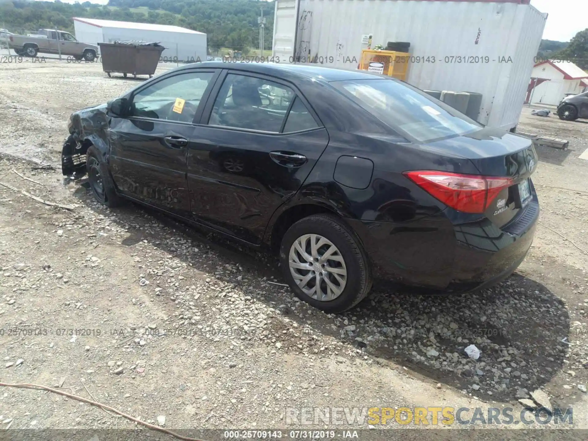 3 Photograph of a damaged car 5YFBURHE2KP916026 TOYOTA COROLLA 2019