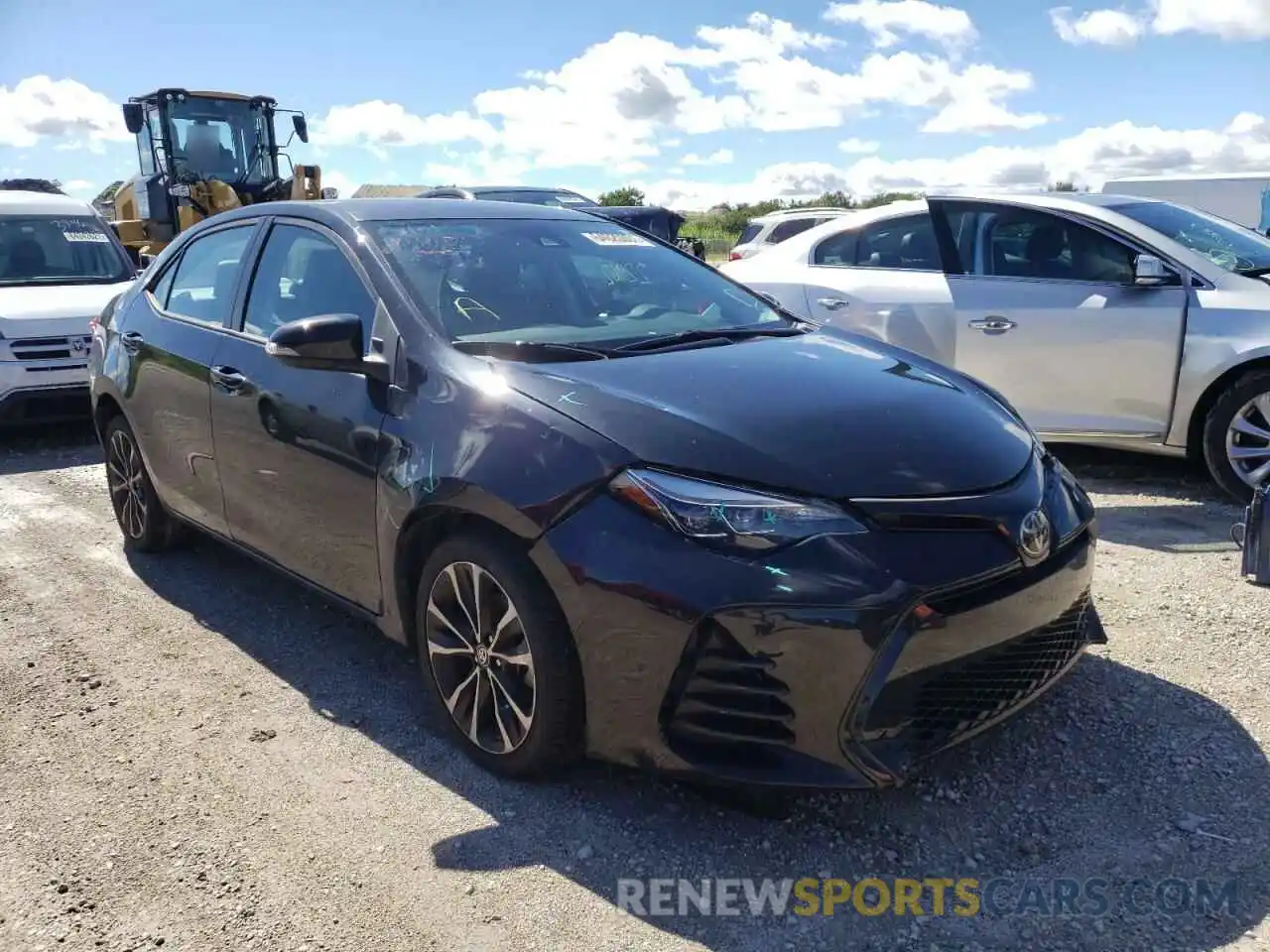 1 Photograph of a damaged car 5YFBURHE2KP916088 TOYOTA COROLLA 2019