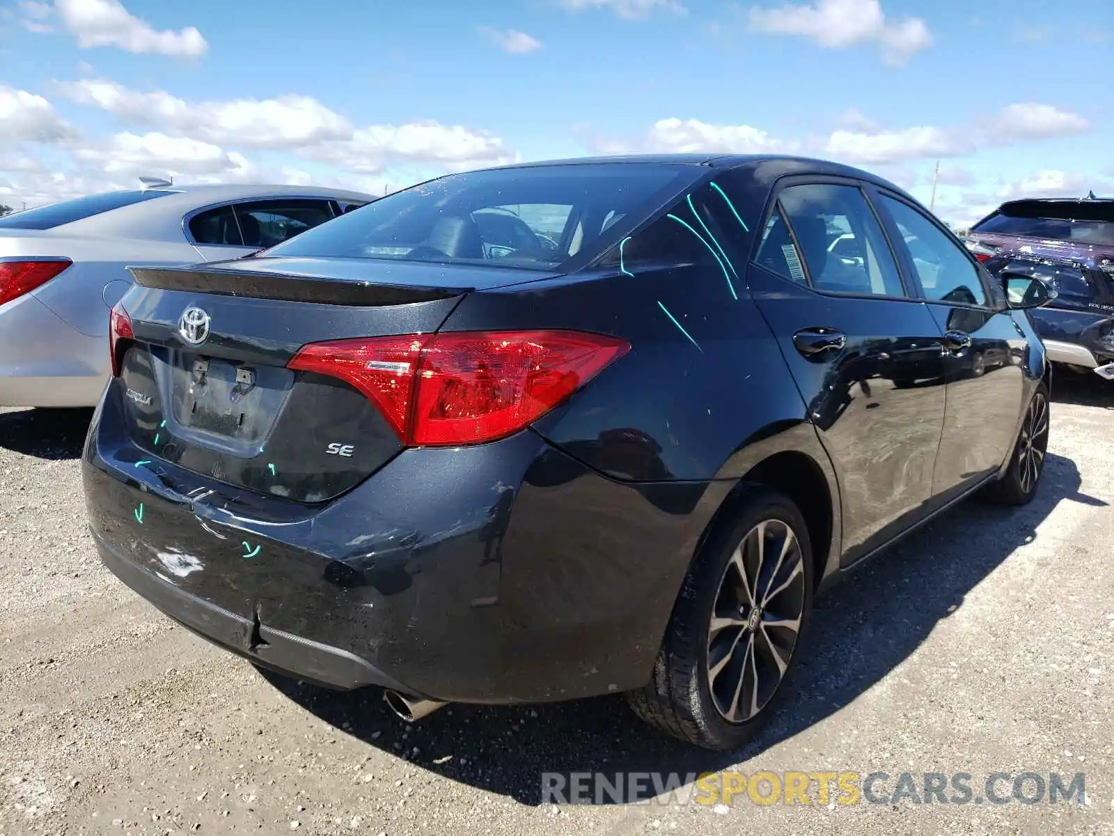 4 Photograph of a damaged car 5YFBURHE2KP916088 TOYOTA COROLLA 2019