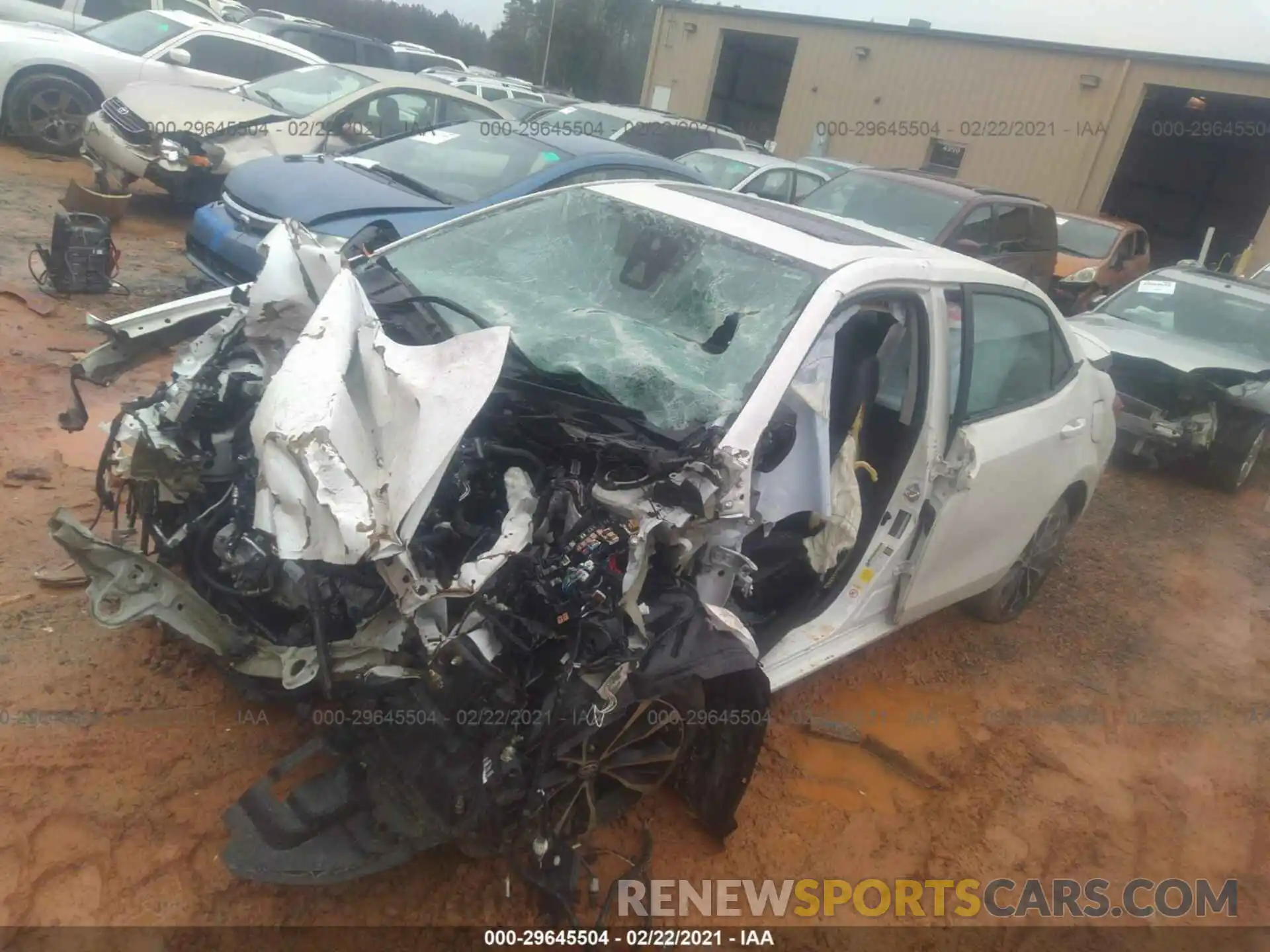 2 Photograph of a damaged car 5YFBURHE2KP916138 TOYOTA COROLLA 2019