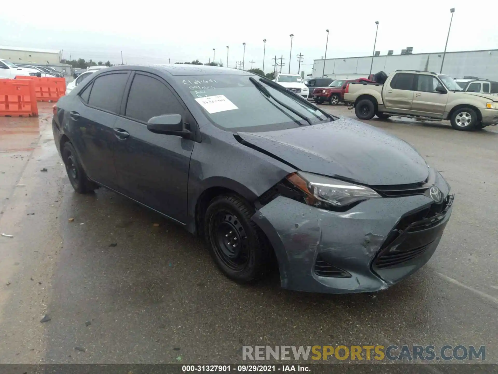 1 Photograph of a damaged car 5YFBURHE2KP916480 TOYOTA COROLLA 2019