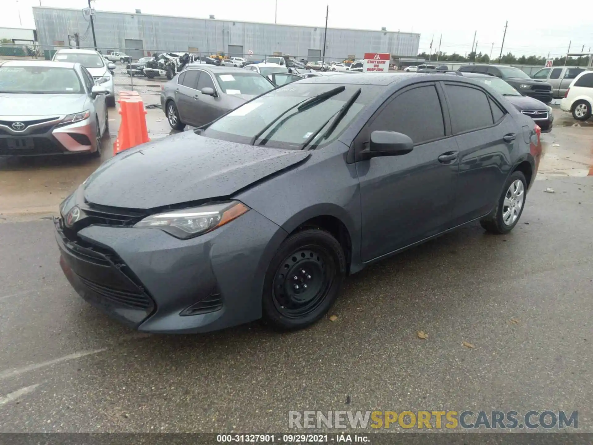 2 Photograph of a damaged car 5YFBURHE2KP916480 TOYOTA COROLLA 2019