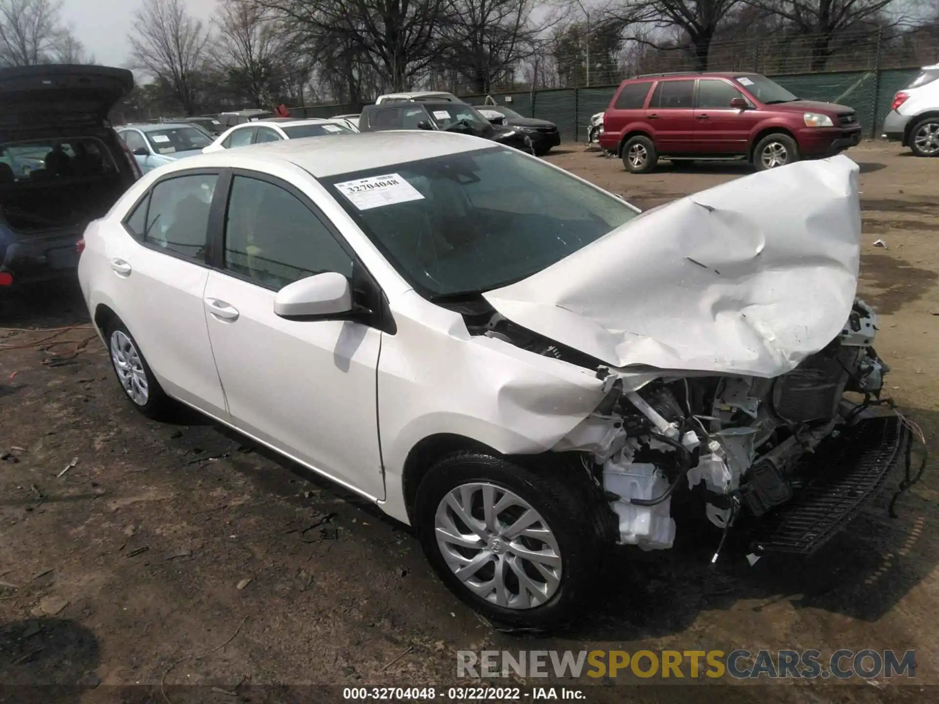 1 Photograph of a damaged car 5YFBURHE2KP916639 TOYOTA COROLLA 2019