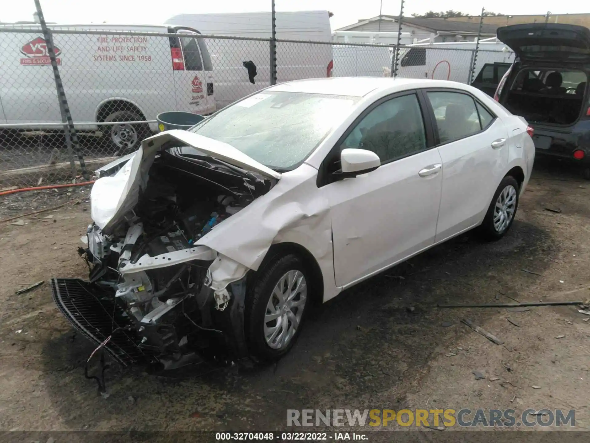 2 Photograph of a damaged car 5YFBURHE2KP916639 TOYOTA COROLLA 2019