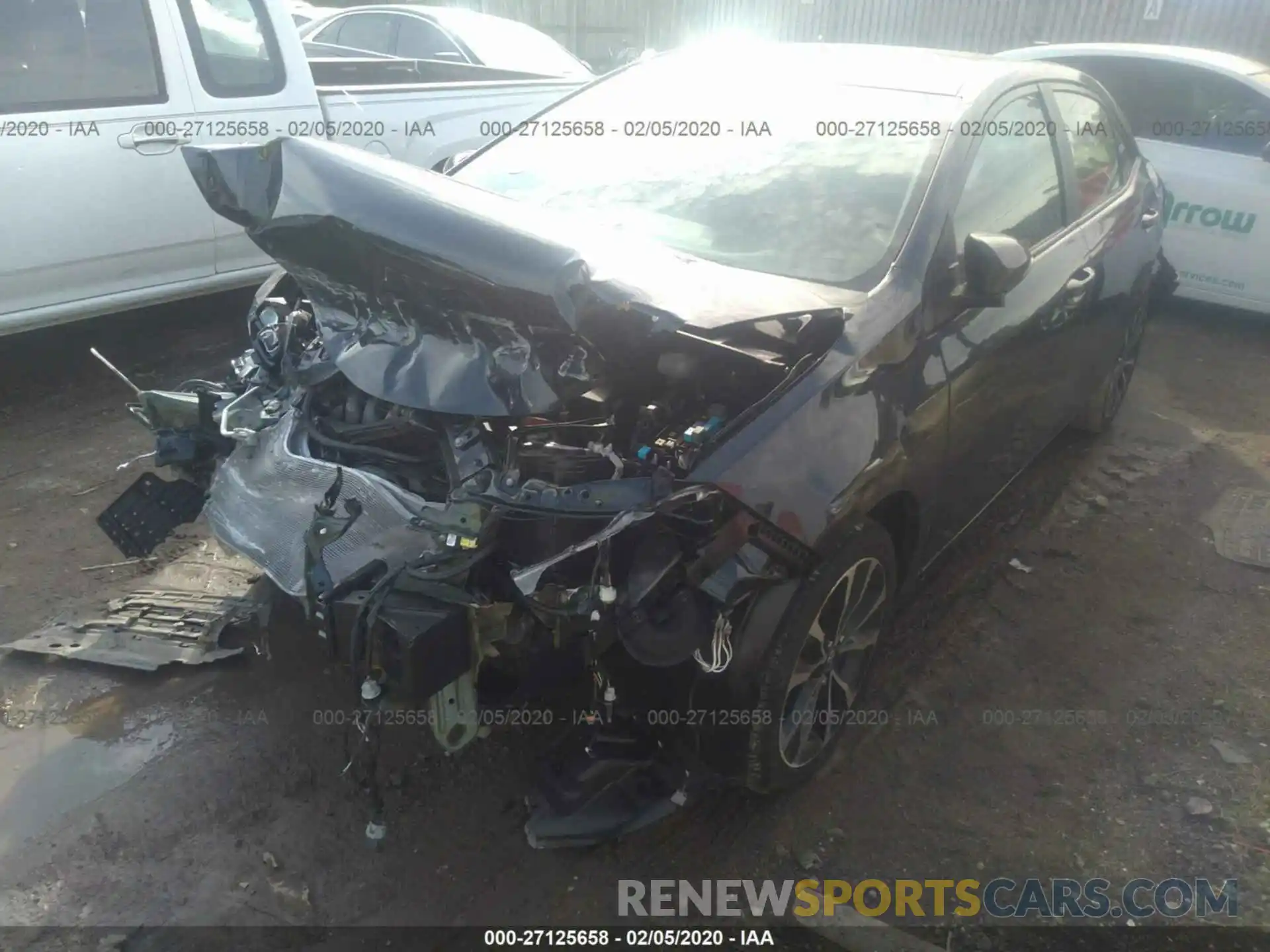 2 Photograph of a damaged car 5YFBURHE2KP917290 TOYOTA COROLLA 2019