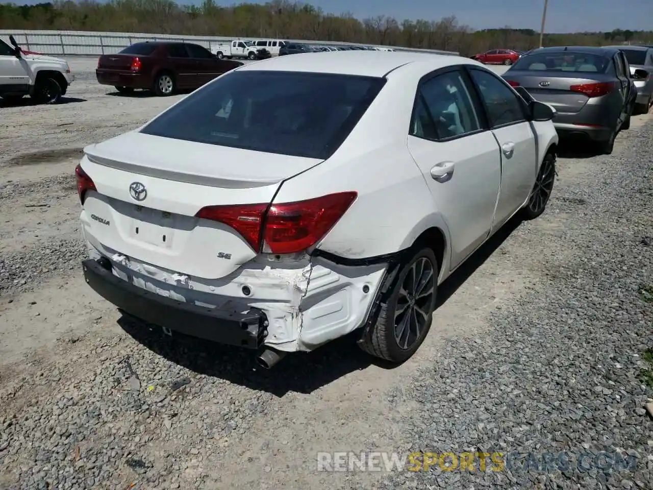 4 Photograph of a damaged car 5YFBURHE2KP917323 TOYOTA COROLLA 2019