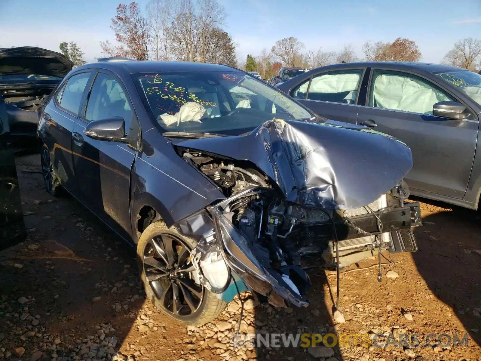 1 Photograph of a damaged car 5YFBURHE2KP917404 TOYOTA COROLLA 2019