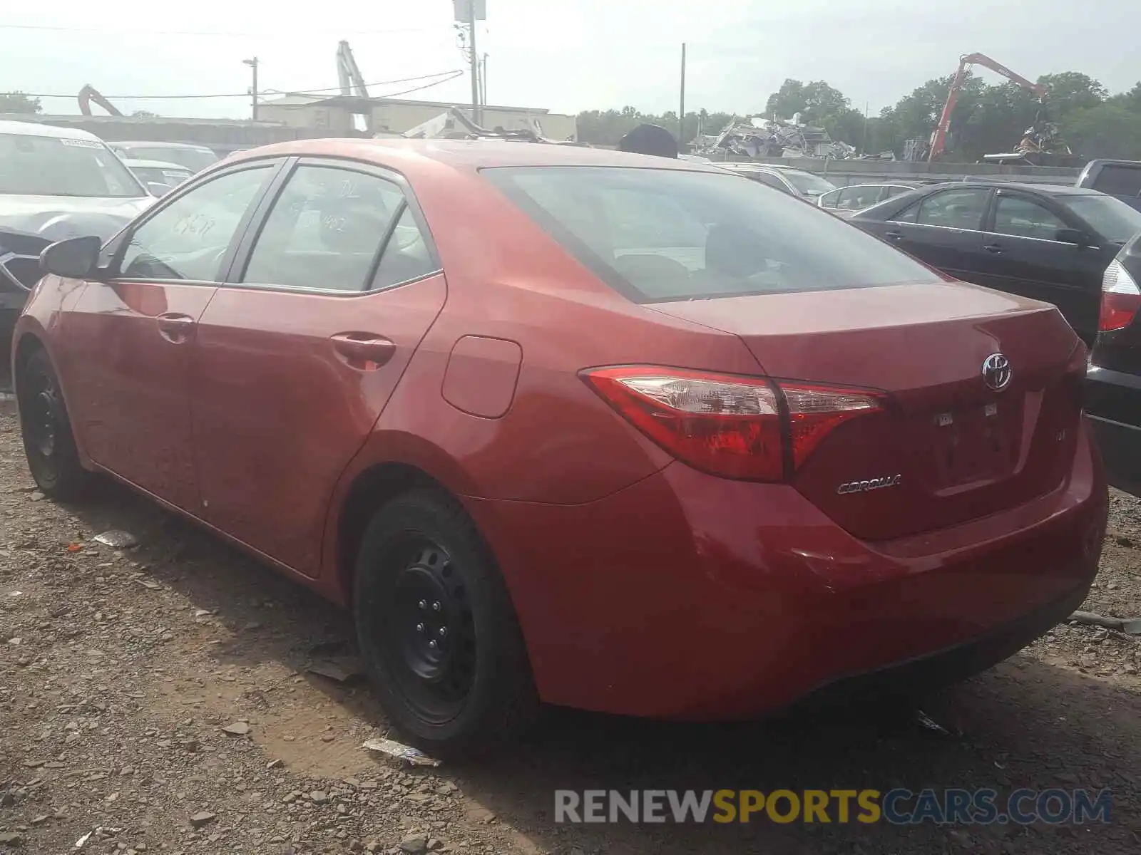 3 Photograph of a damaged car 5YFBURHE2KP917502 TOYOTA COROLLA 2019