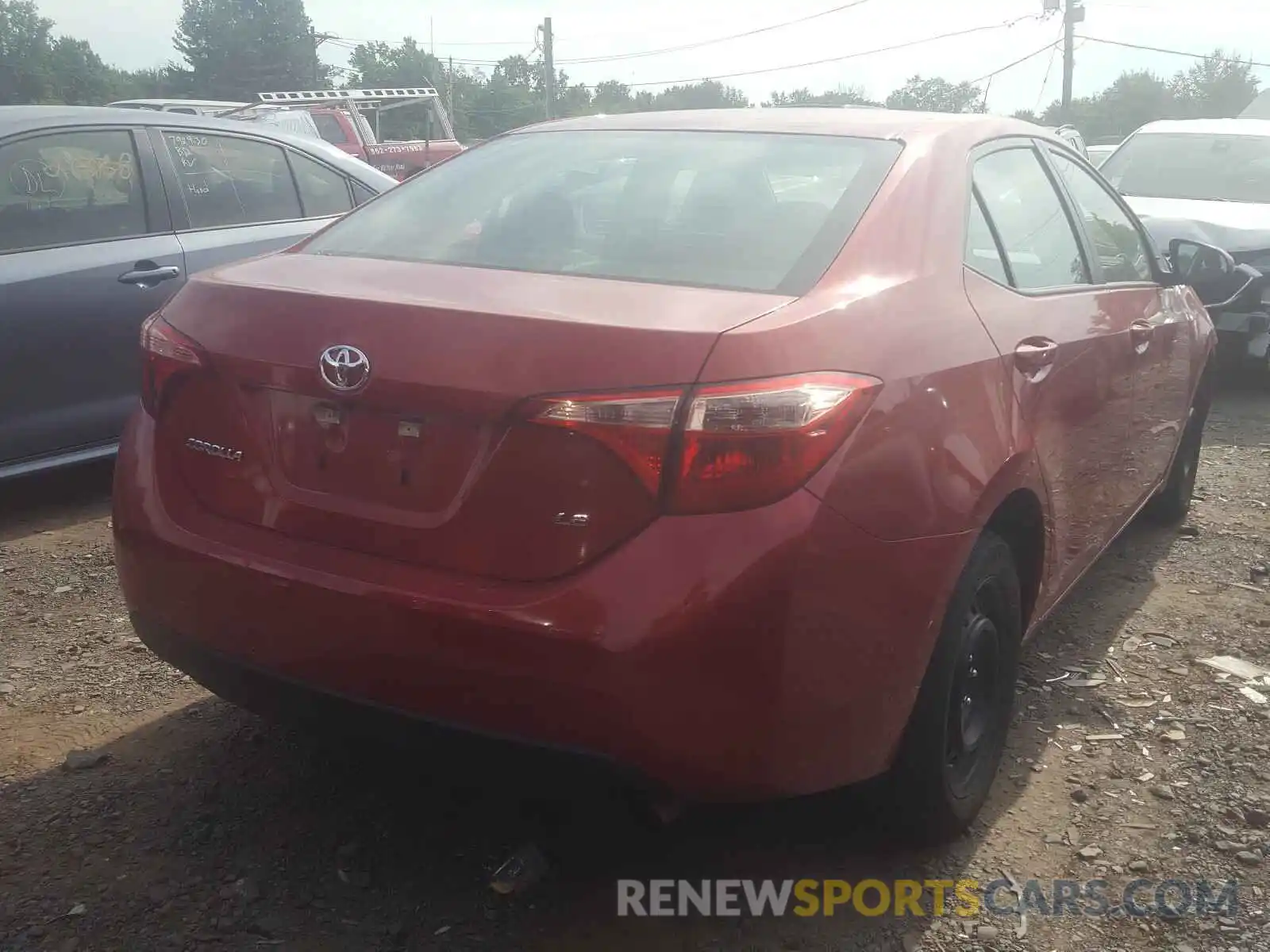 4 Photograph of a damaged car 5YFBURHE2KP917502 TOYOTA COROLLA 2019