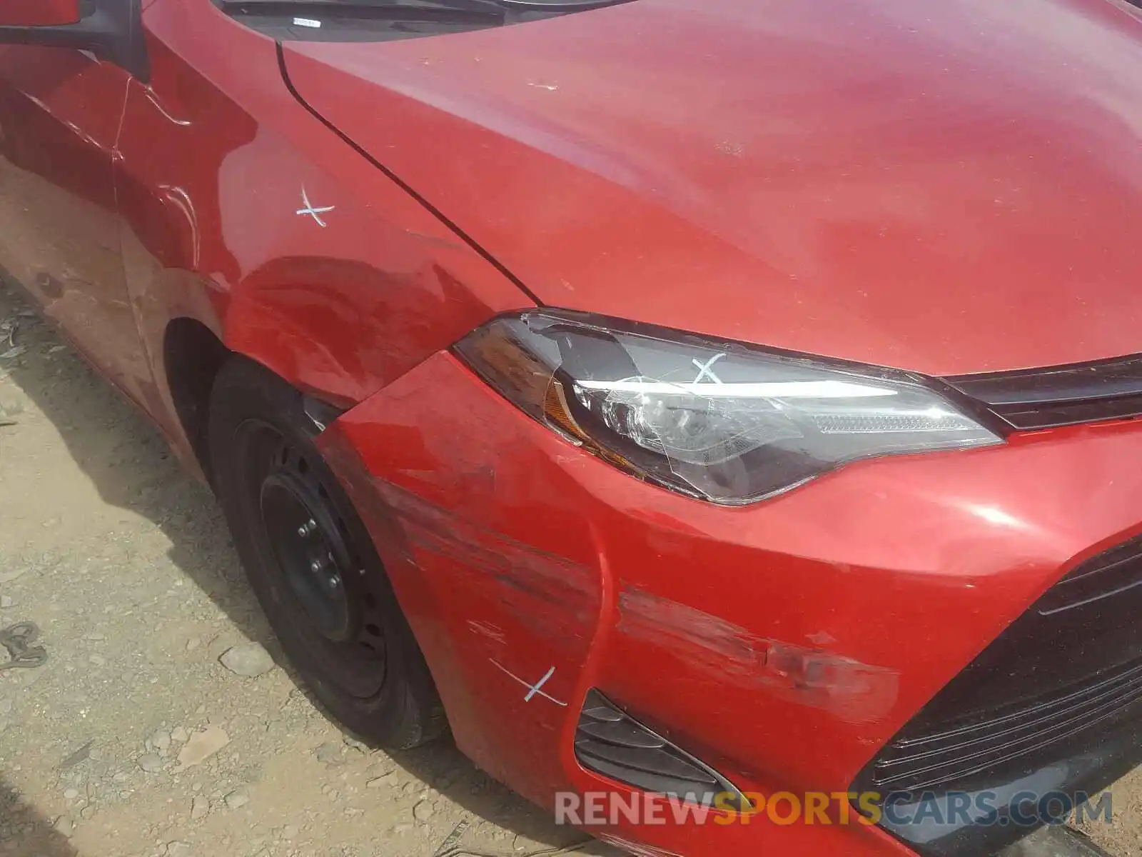 9 Photograph of a damaged car 5YFBURHE2KP917502 TOYOTA COROLLA 2019