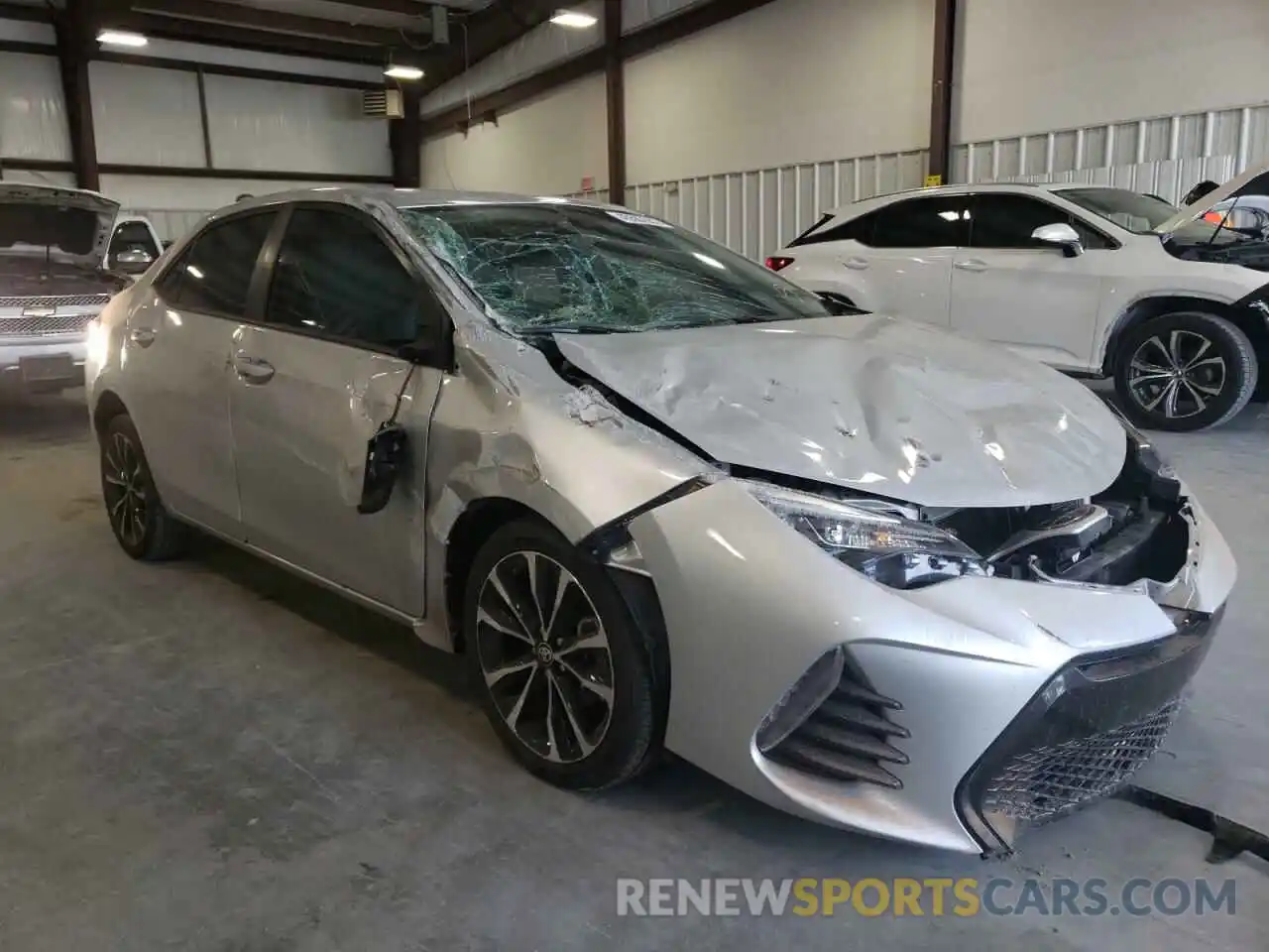 1 Photograph of a damaged car 5YFBURHE2KP917631 TOYOTA COROLLA 2019