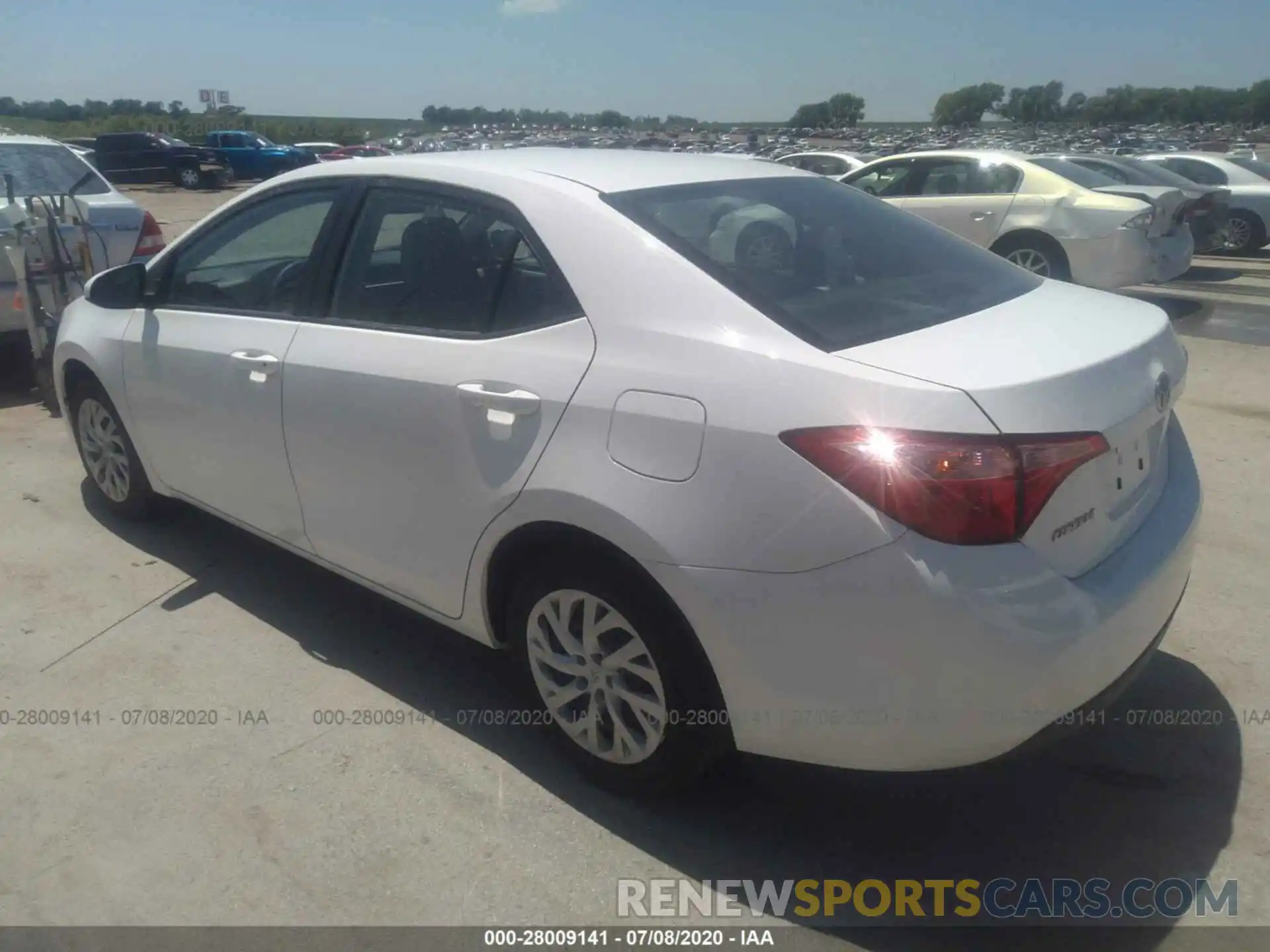 3 Photograph of a damaged car 5YFBURHE2KP917712 TOYOTA COROLLA 2019