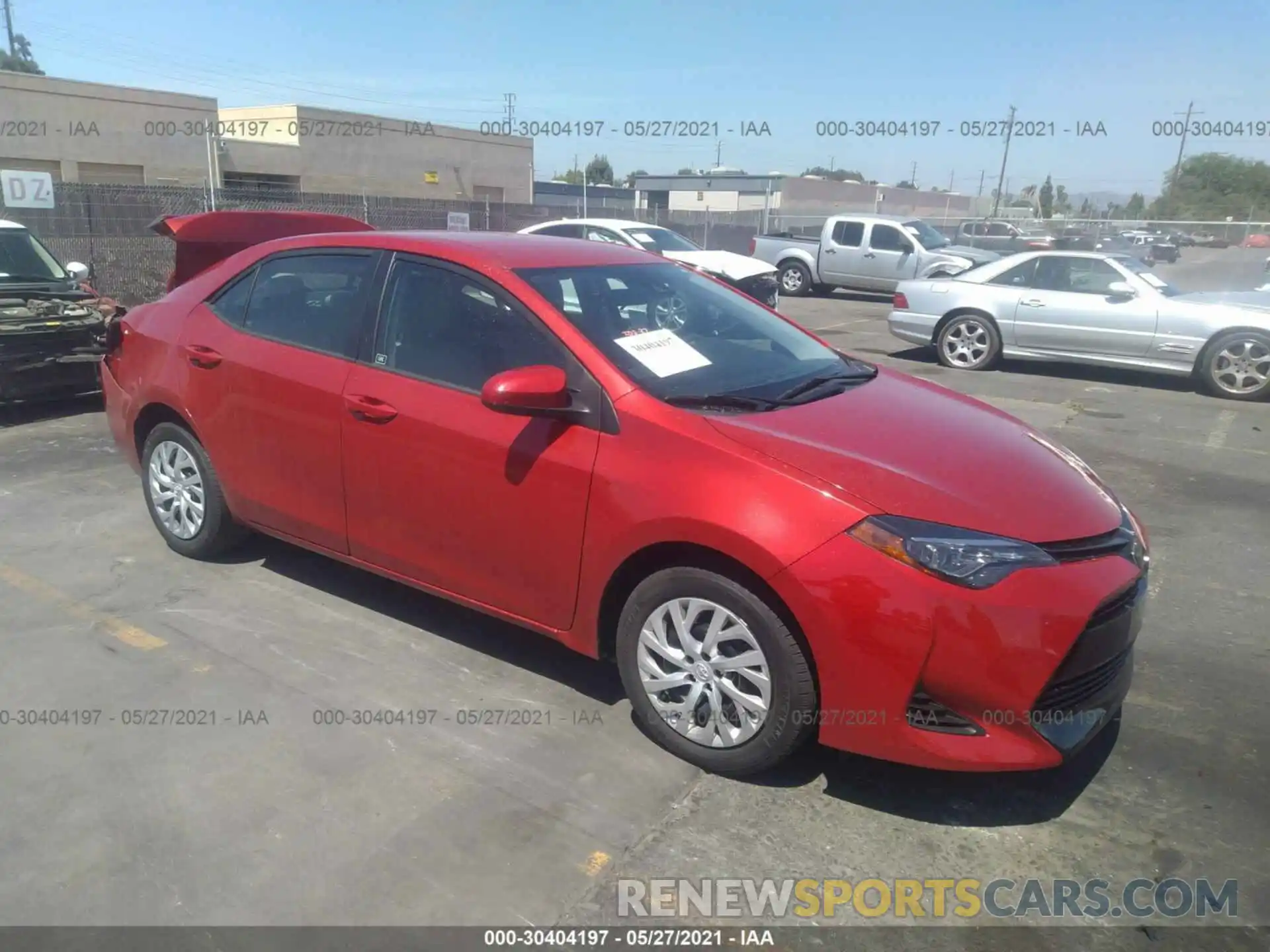 1 Photograph of a damaged car 5YFBURHE2KP917838 TOYOTA COROLLA 2019