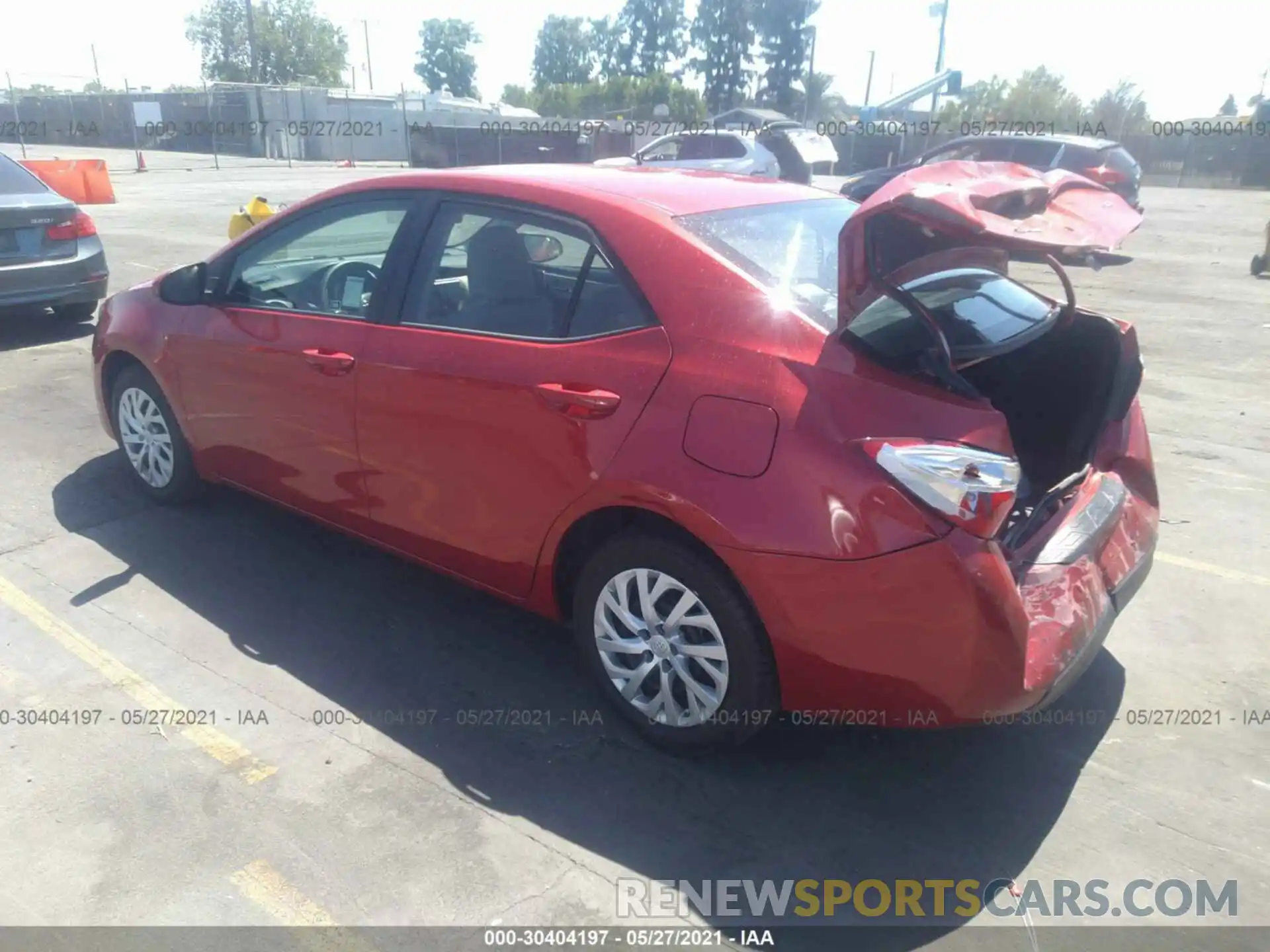 3 Photograph of a damaged car 5YFBURHE2KP917838 TOYOTA COROLLA 2019