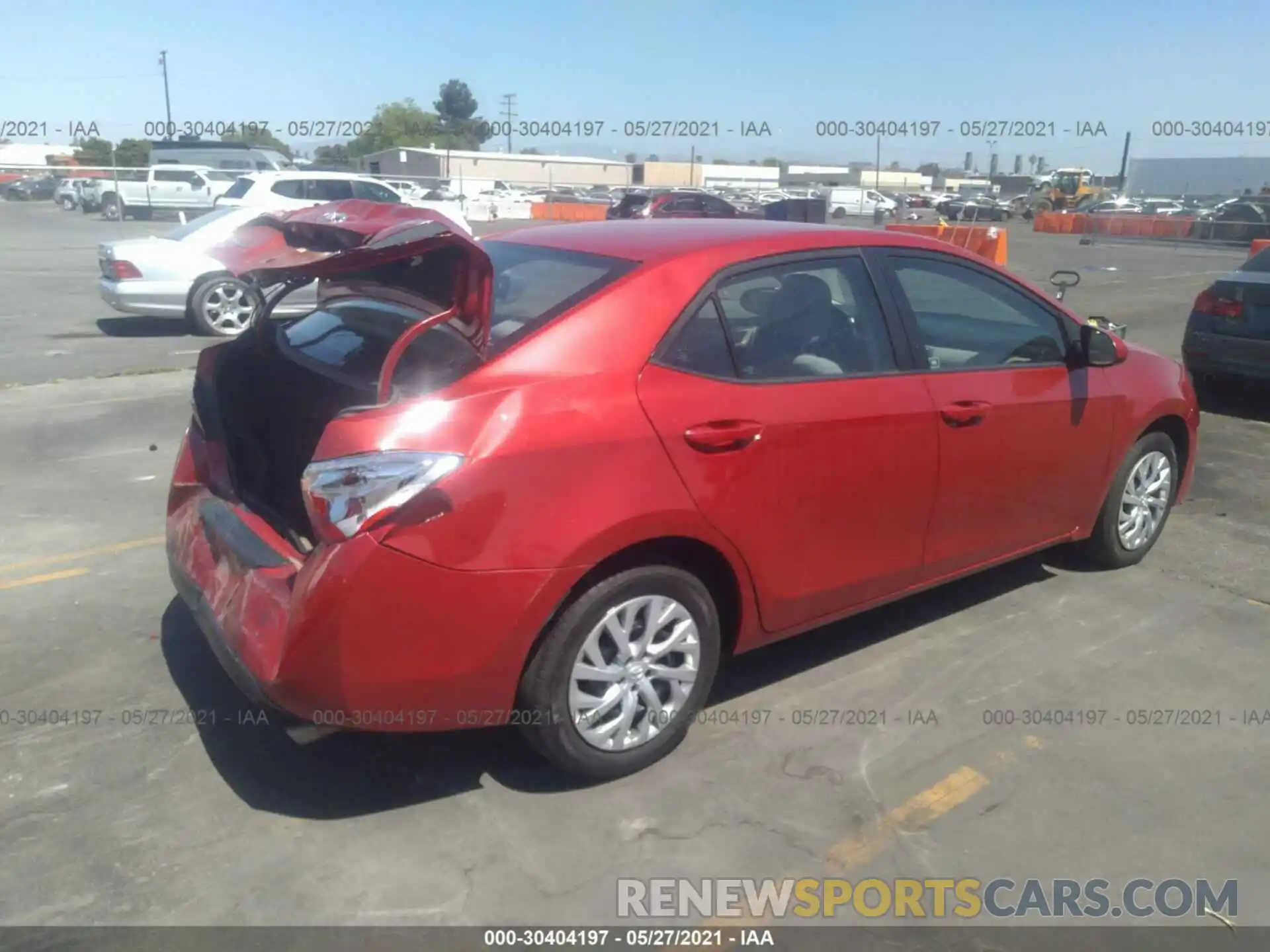 4 Photograph of a damaged car 5YFBURHE2KP917838 TOYOTA COROLLA 2019