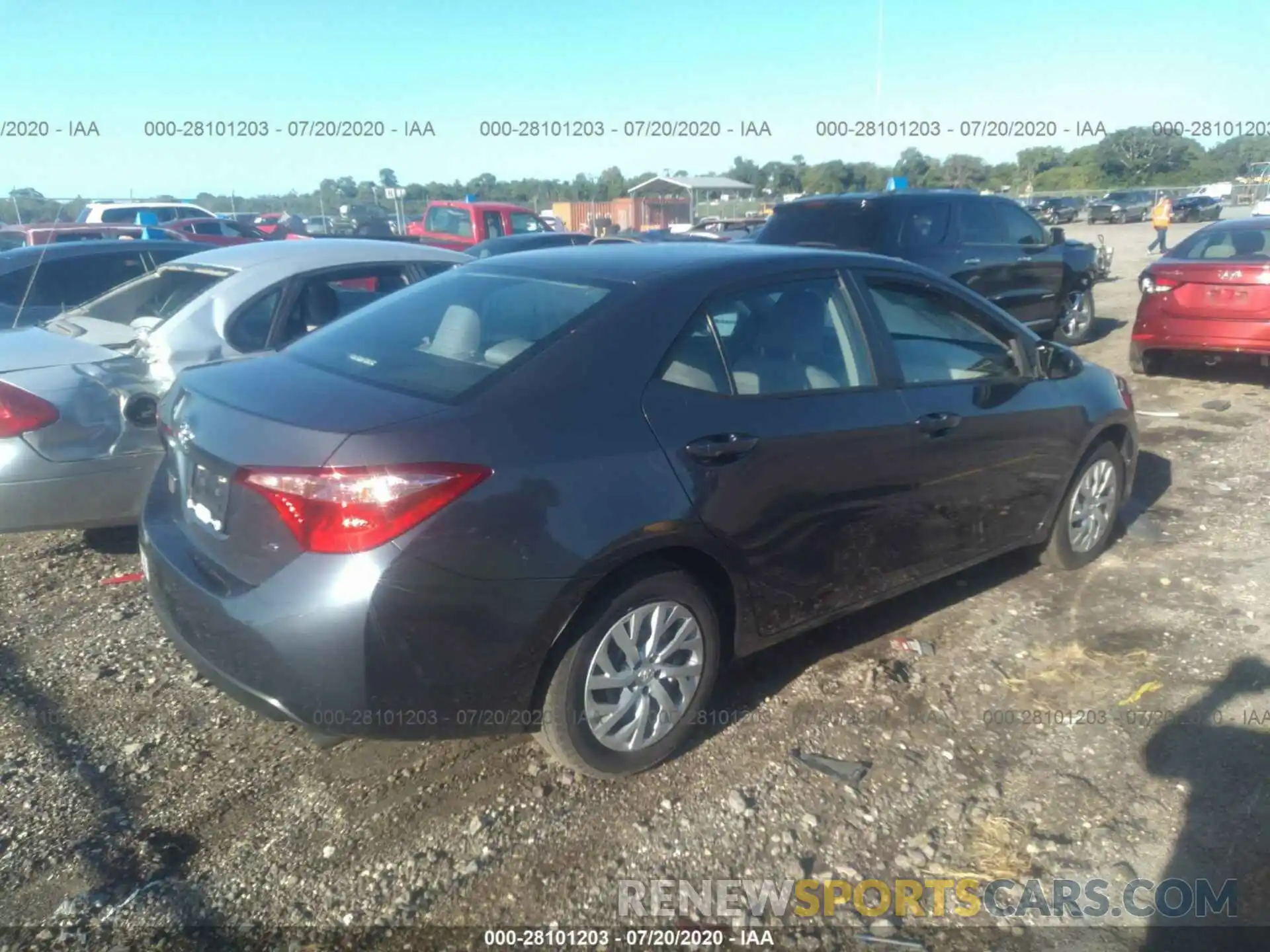 4 Photograph of a damaged car 5YFBURHE2KP918181 TOYOTA COROLLA 2019