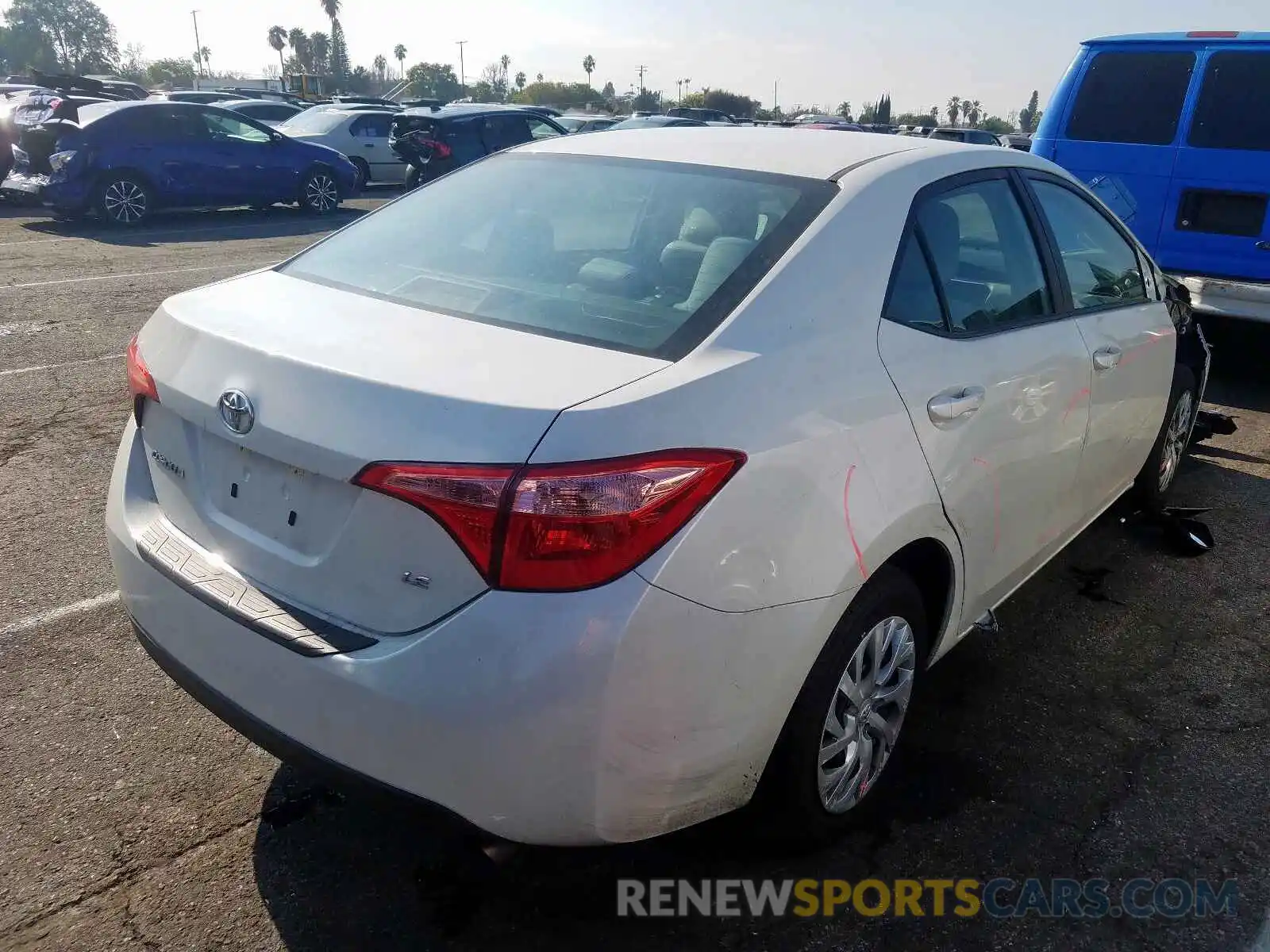 4 Photograph of a damaged car 5YFBURHE2KP918522 TOYOTA COROLLA 2019