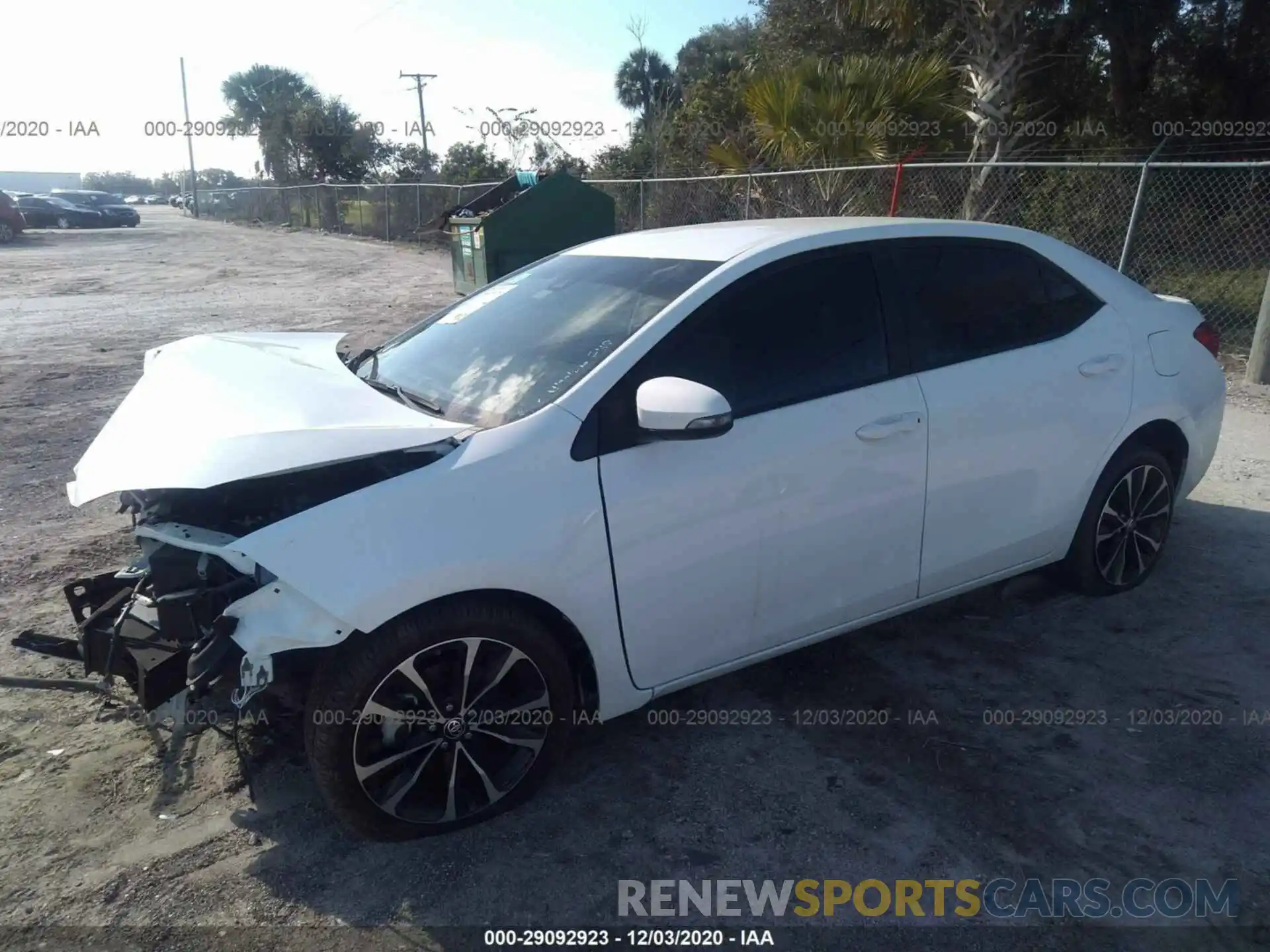 2 Photograph of a damaged car 5YFBURHE2KP918584 TOYOTA COROLLA 2019