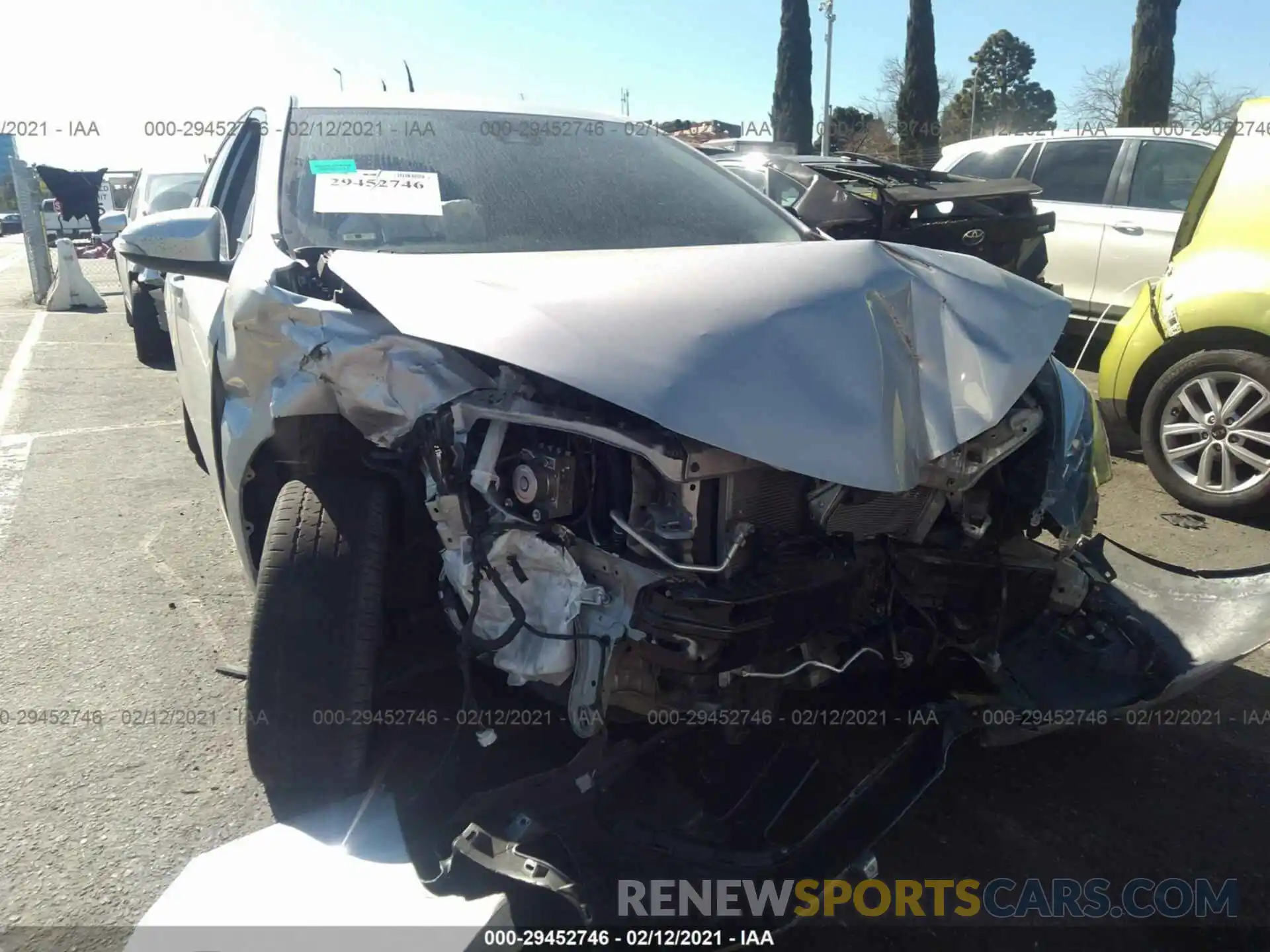 6 Photograph of a damaged car 5YFBURHE2KP918908 TOYOTA COROLLA 2019