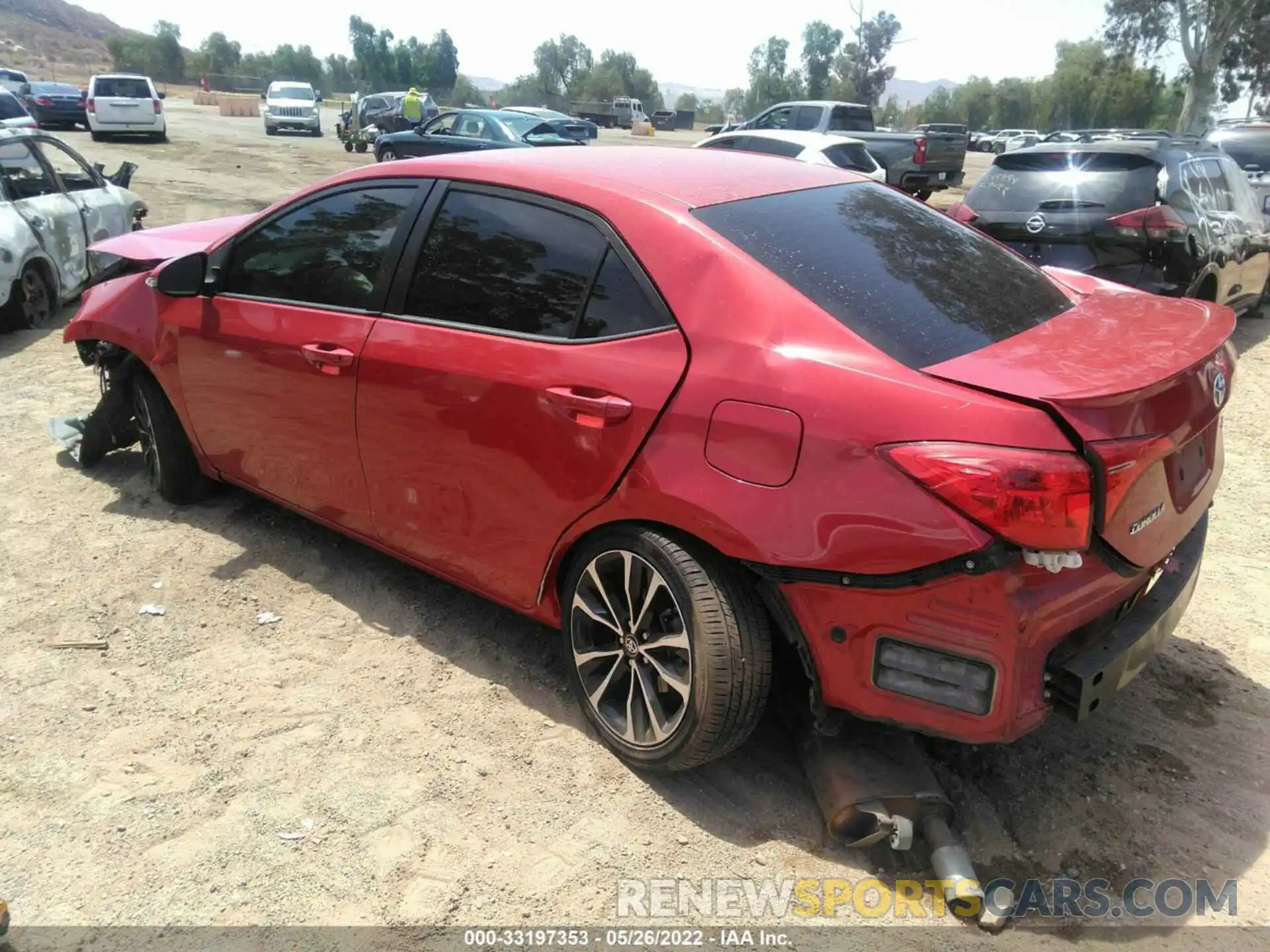 3 Photograph of a damaged car 5YFBURHE2KP919167 TOYOTA COROLLA 2019