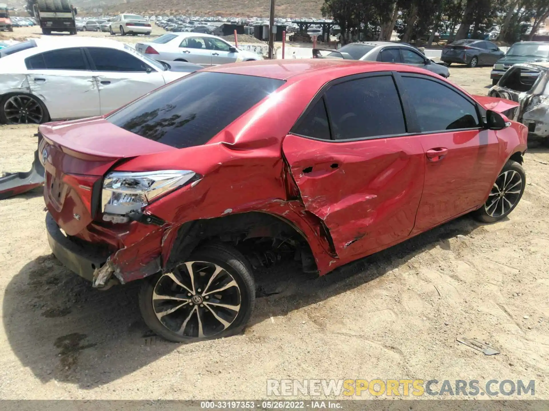 4 Photograph of a damaged car 5YFBURHE2KP919167 TOYOTA COROLLA 2019