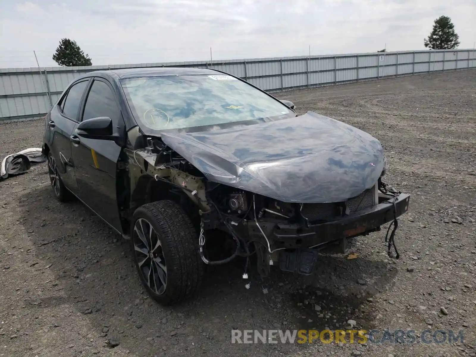 1 Photograph of a damaged car 5YFBURHE2KP919539 TOYOTA COROLLA 2019