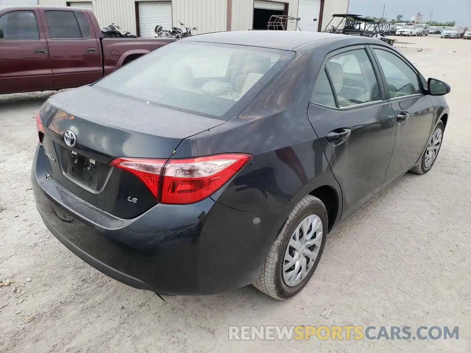 4 Photograph of a damaged car 5YFBURHE2KP919945 TOYOTA COROLLA 2019