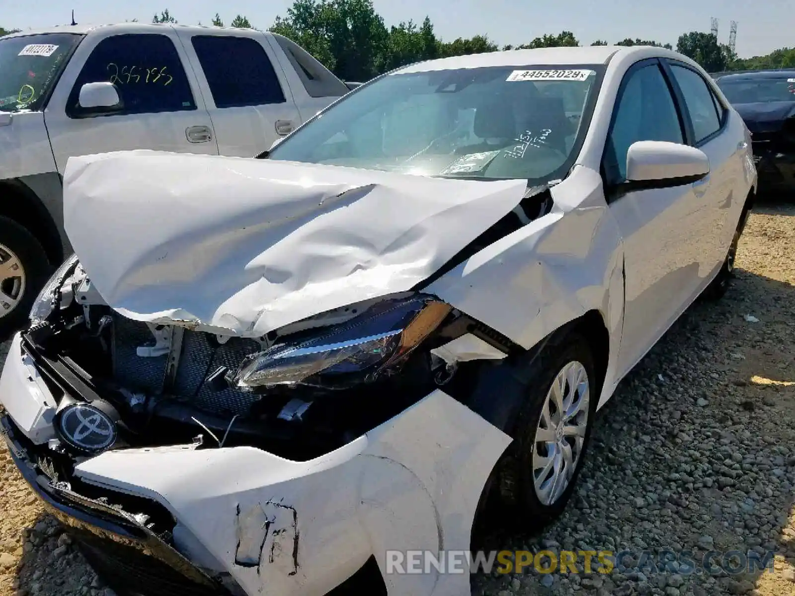 2 Photograph of a damaged car 5YFBURHE2KP920013 TOYOTA COROLLA 2019