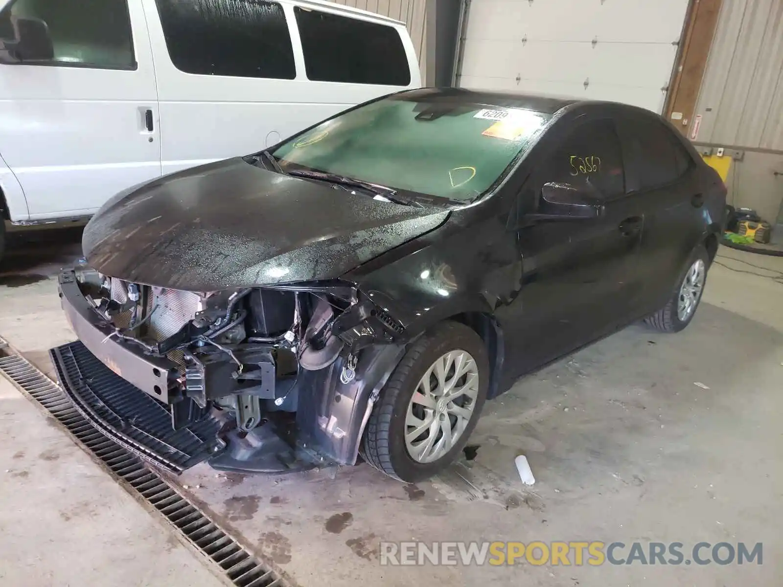 2 Photograph of a damaged car 5YFBURHE2KP920092 TOYOTA COROLLA 2019