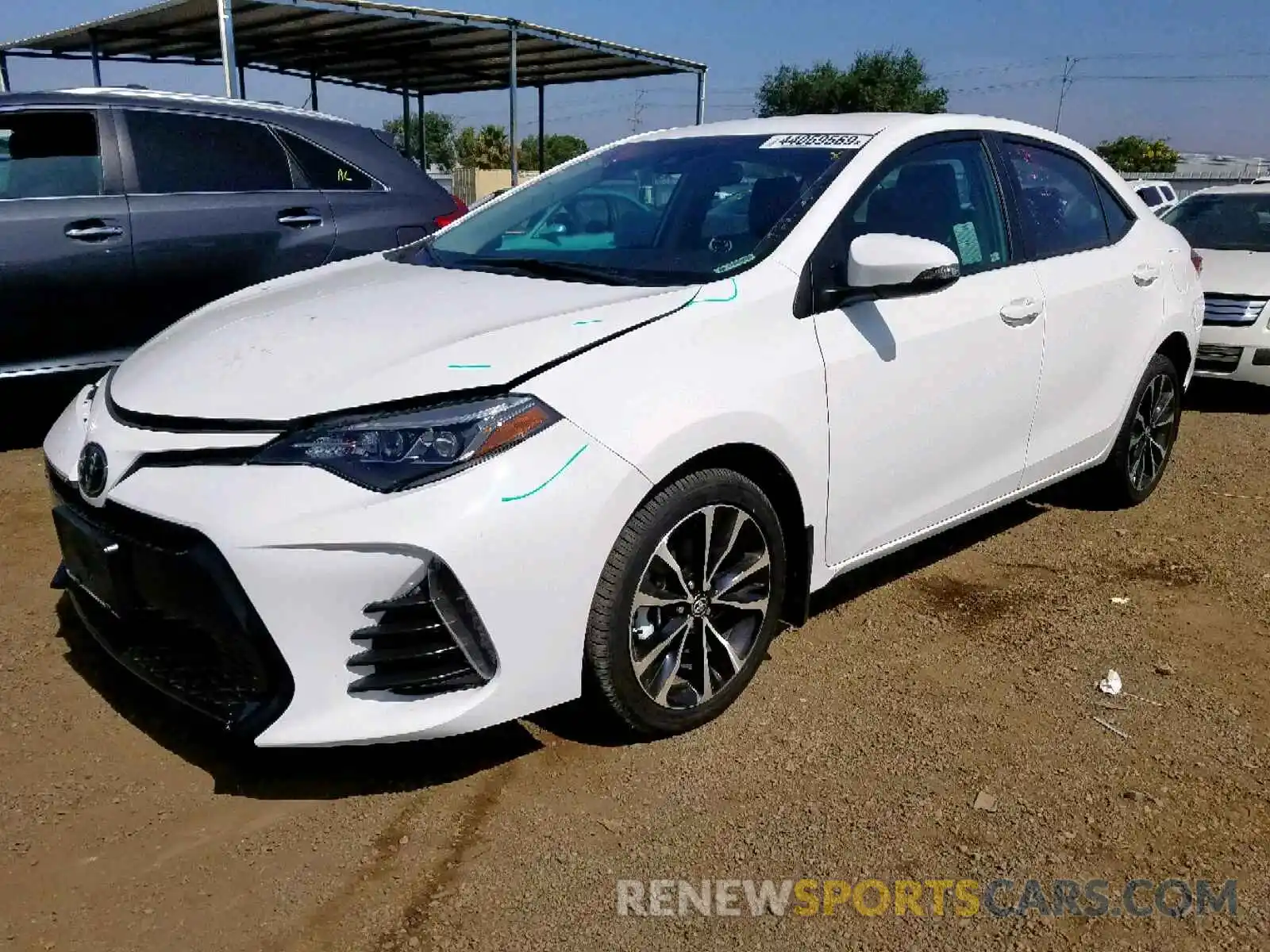 2 Photograph of a damaged car 5YFBURHE2KP920531 TOYOTA COROLLA 2019