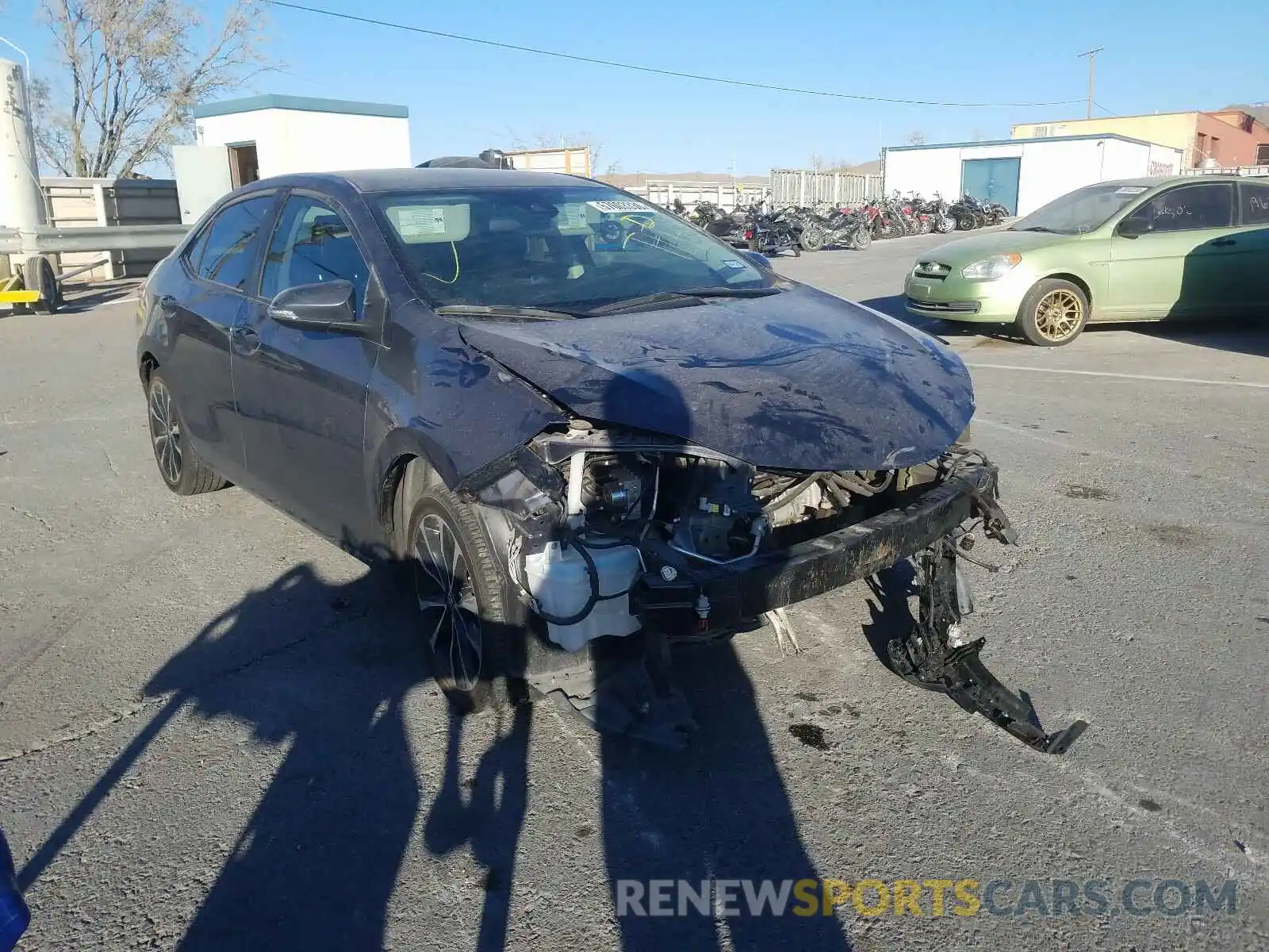 1 Photograph of a damaged car 5YFBURHE2KP920643 TOYOTA COROLLA 2019